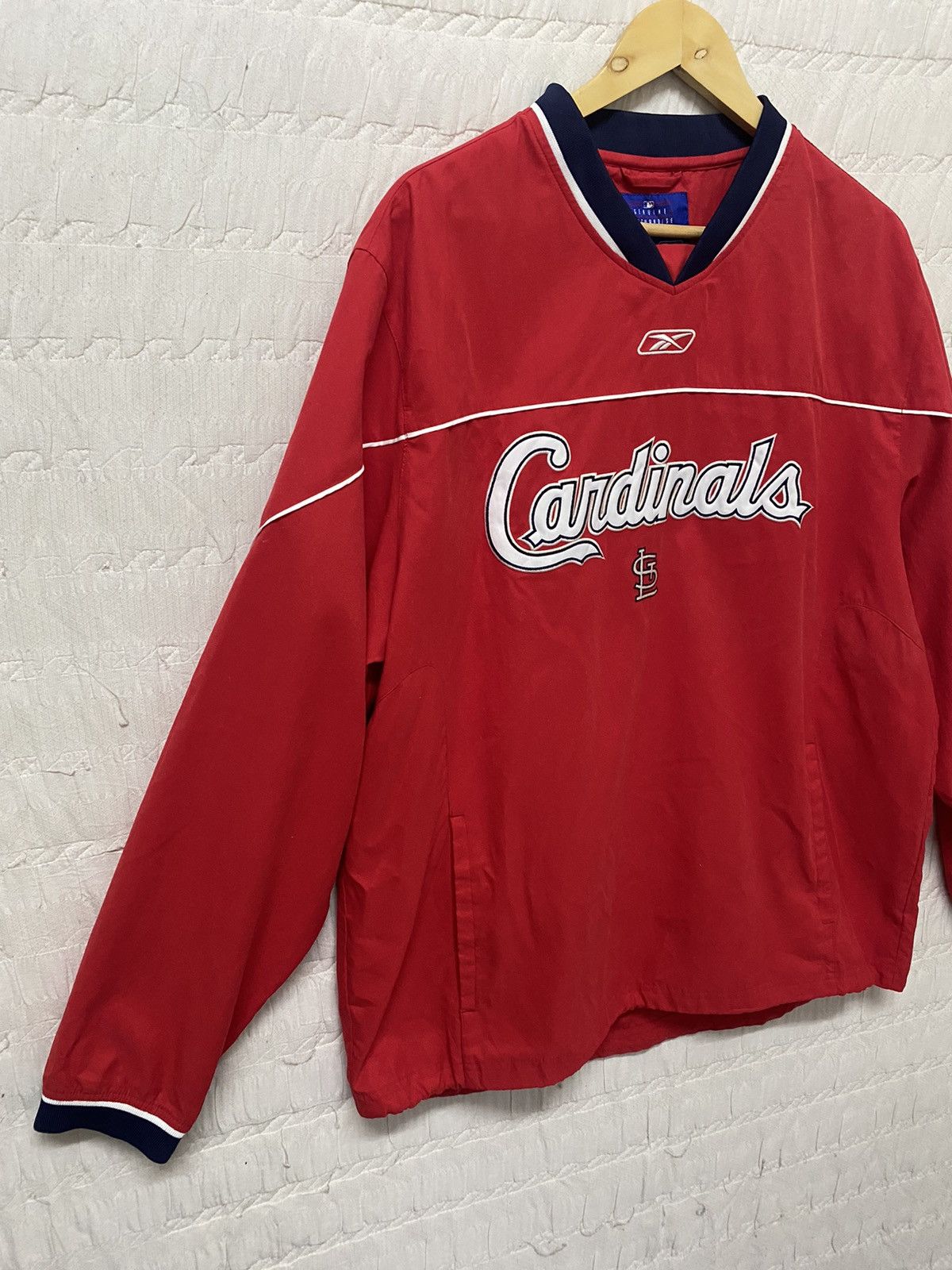 MLB × Reebok (M) ST LOUIS CARDINALS POLYESTER JERSEY LONG SLEEVE Size US M / EU 48-50 / 2 - 3 Thumbnail