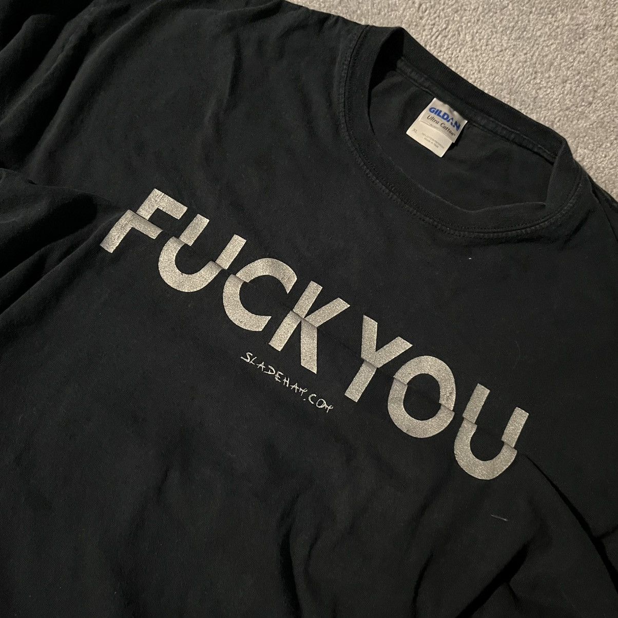 Vintage Vintage Y2K Fuck You Secret Message Spellout Parody T shirt Size US XL / EU 56 / 4 - 4 Thumbnail