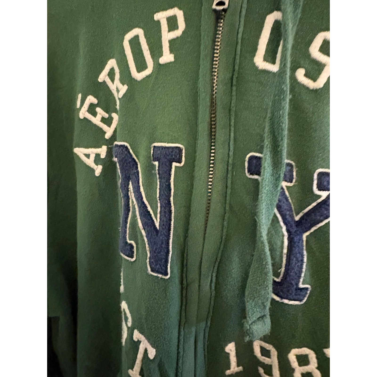 Aeropostale Vintage Aeropostale Green Hoodie. Size XL Size US XL / EU 56 / 4 - 5 Thumbnail