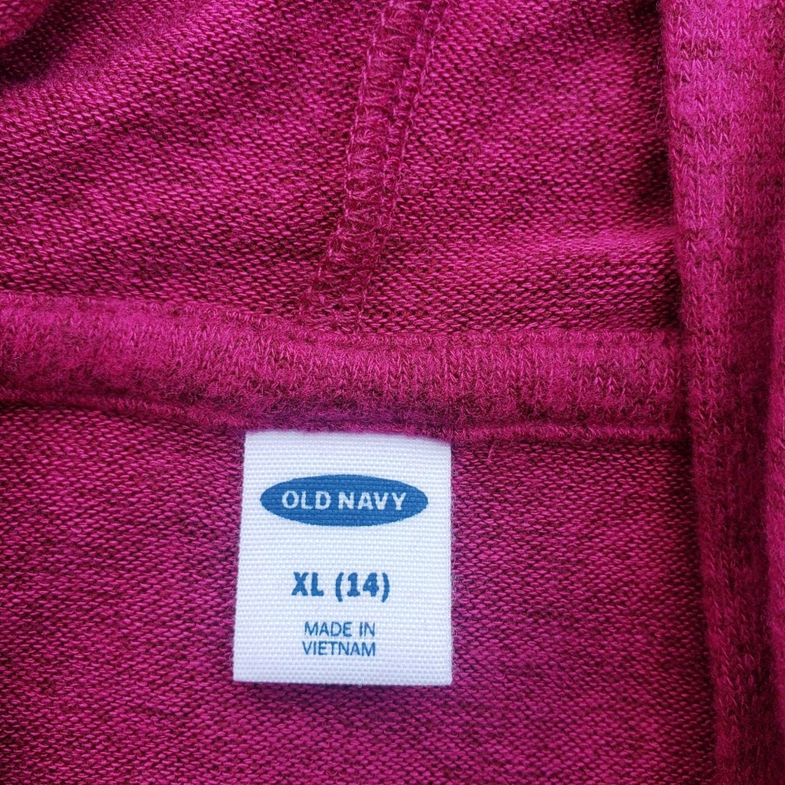 Old Navy New Old Navy Girls XL (14) Arm Stripe Long Sleeve Hoodie Size XL / US 12-14 / IT 48-50 - 3 Thumbnail