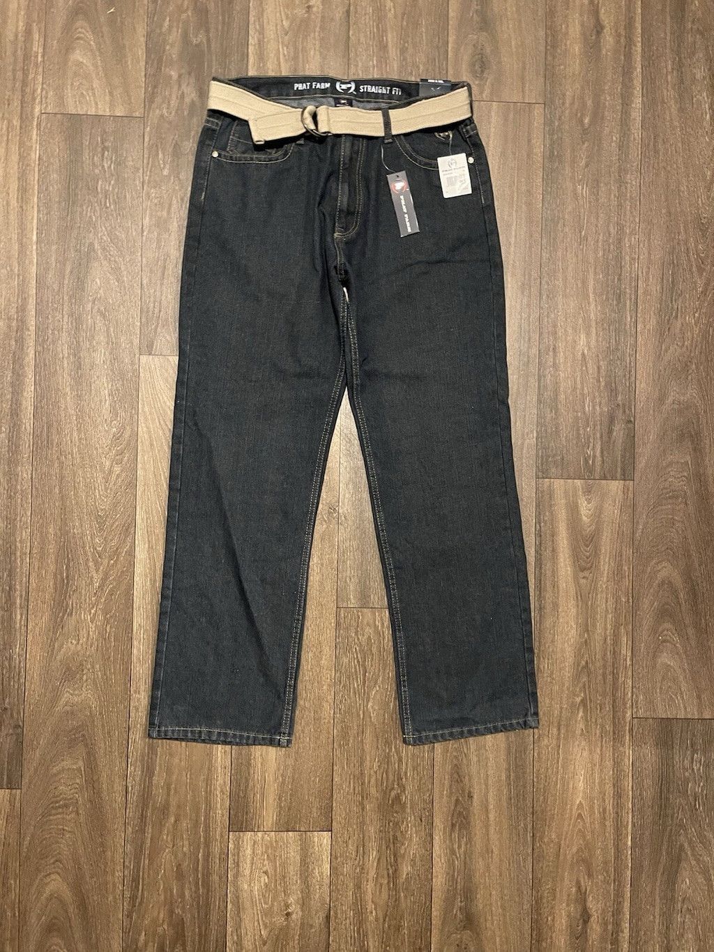 Phat Farm Phat Farm Jeans Mens 36 Dark Denim Pants Y2K w/ tags Size US 36 / EU 52 - 1 Thumbnail