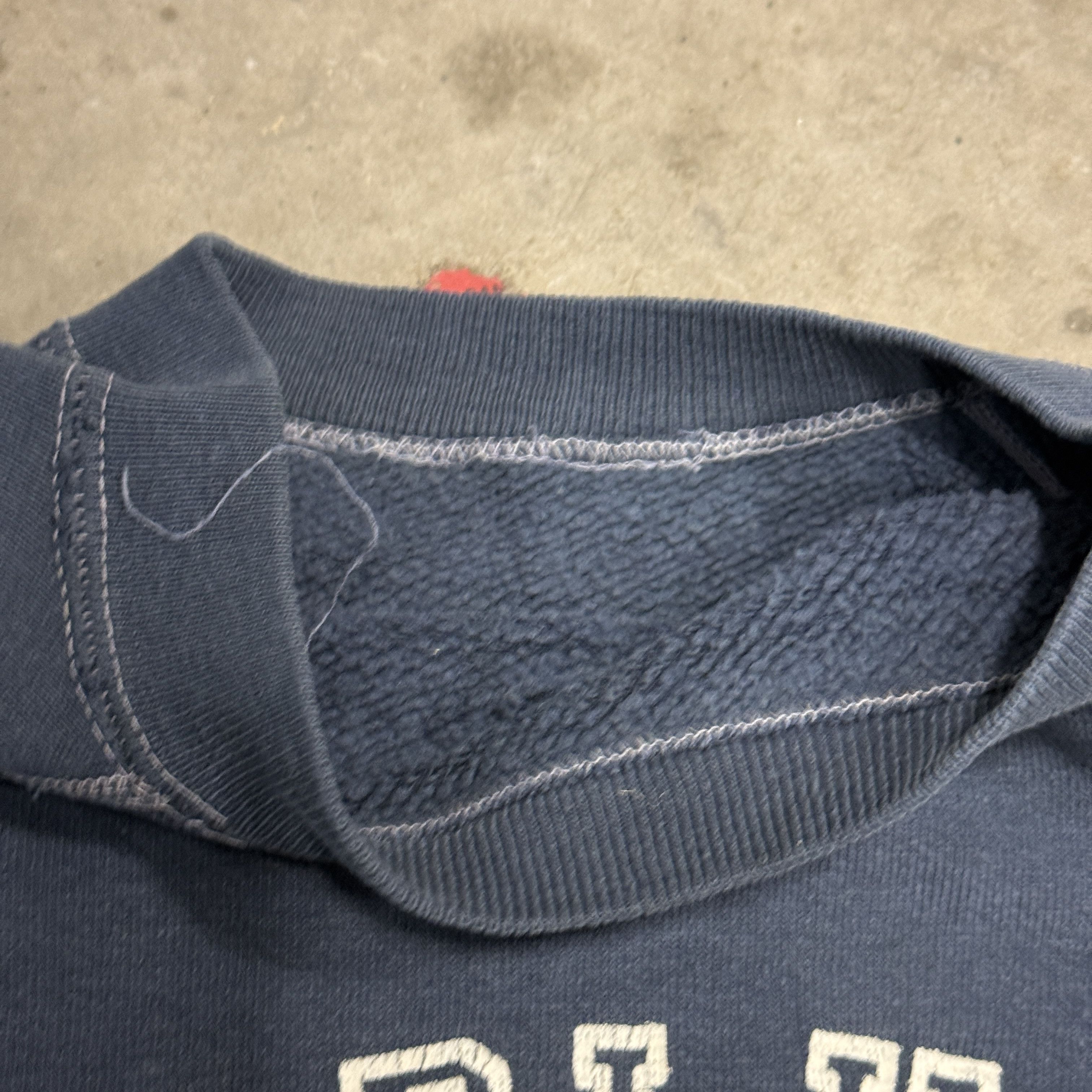 Other Vintage Earlham 50s College Distressed Navy Short Sleeve Sweatshirt Size L RARE Size US L / EU 52-54 / 3 - 4 Thumbnail