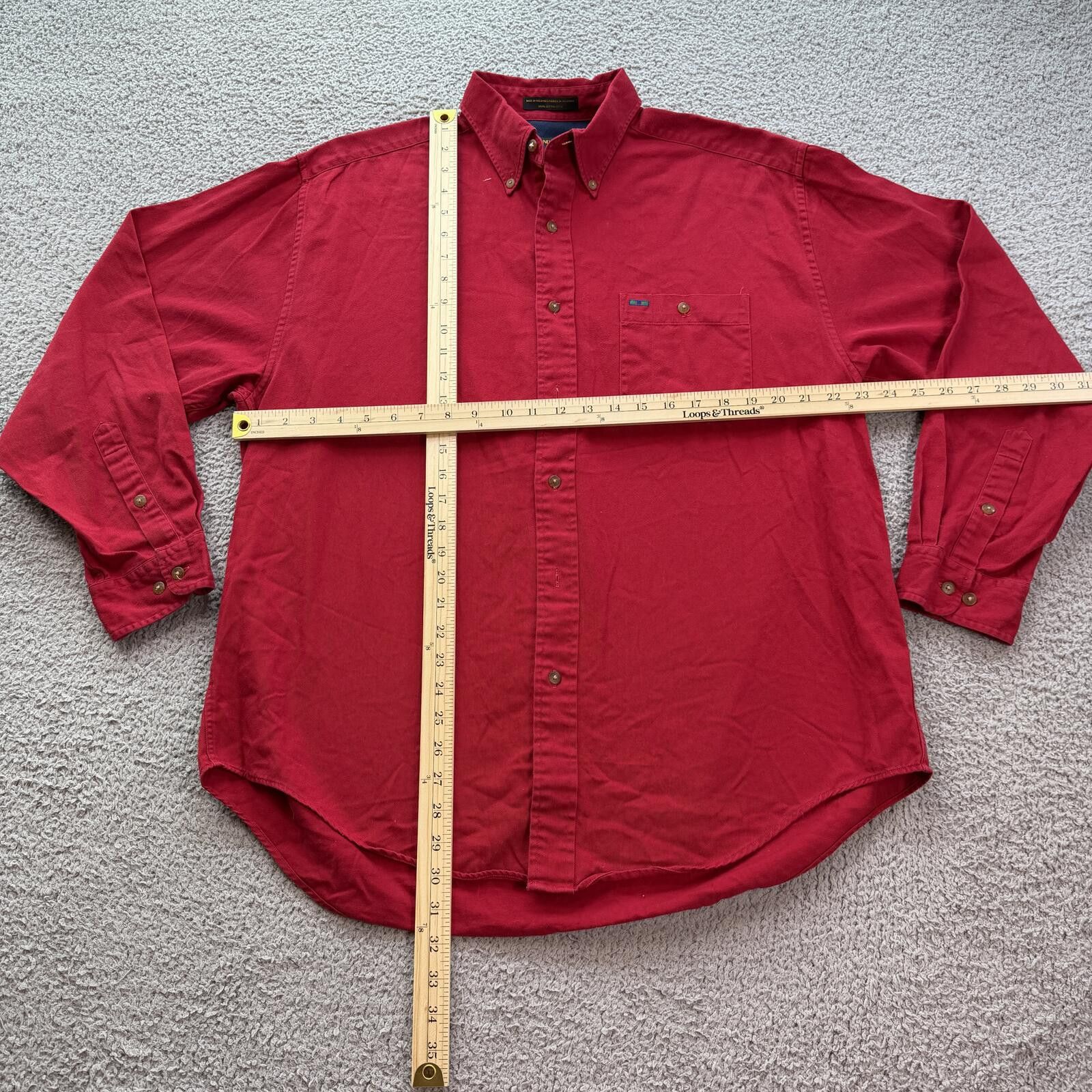 Alexander Julian Vintage Alexander Julian Colours Red Button Down Shirt Mens Size US L / EU 52-54 / 3 - 2 Thumbnail