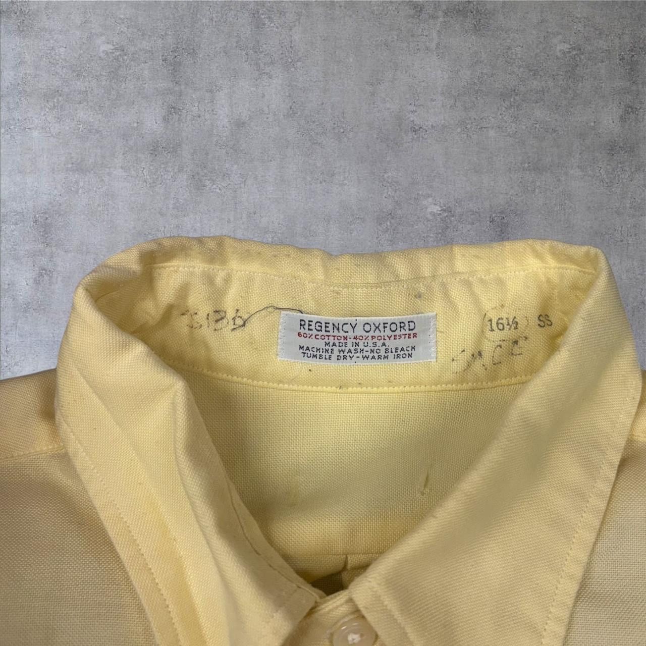 Vintage Vintage Yellow Short Sleeve Button Size US XL / EU 56 / 4 - 4 Thumbnail