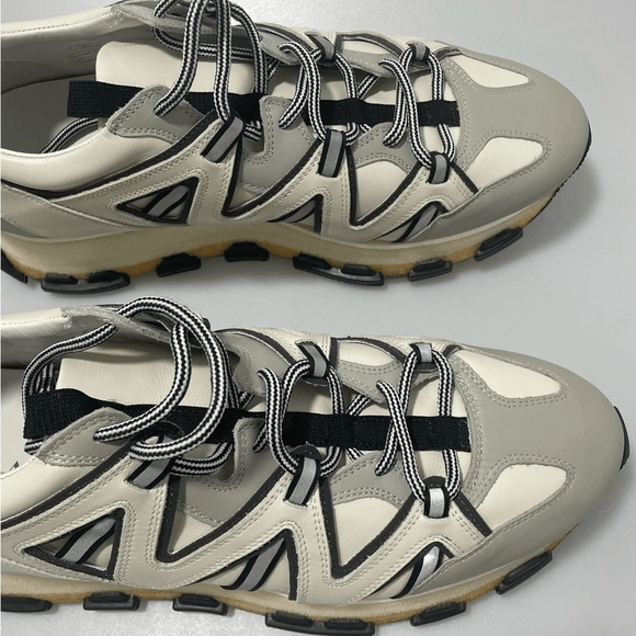 Lanvin LANVIN MEN'S RUNNING SNEAKERS IN LEATHER AND REFLECTIVE COLO Size US 10 / EU 43 - 6 Thumbnail