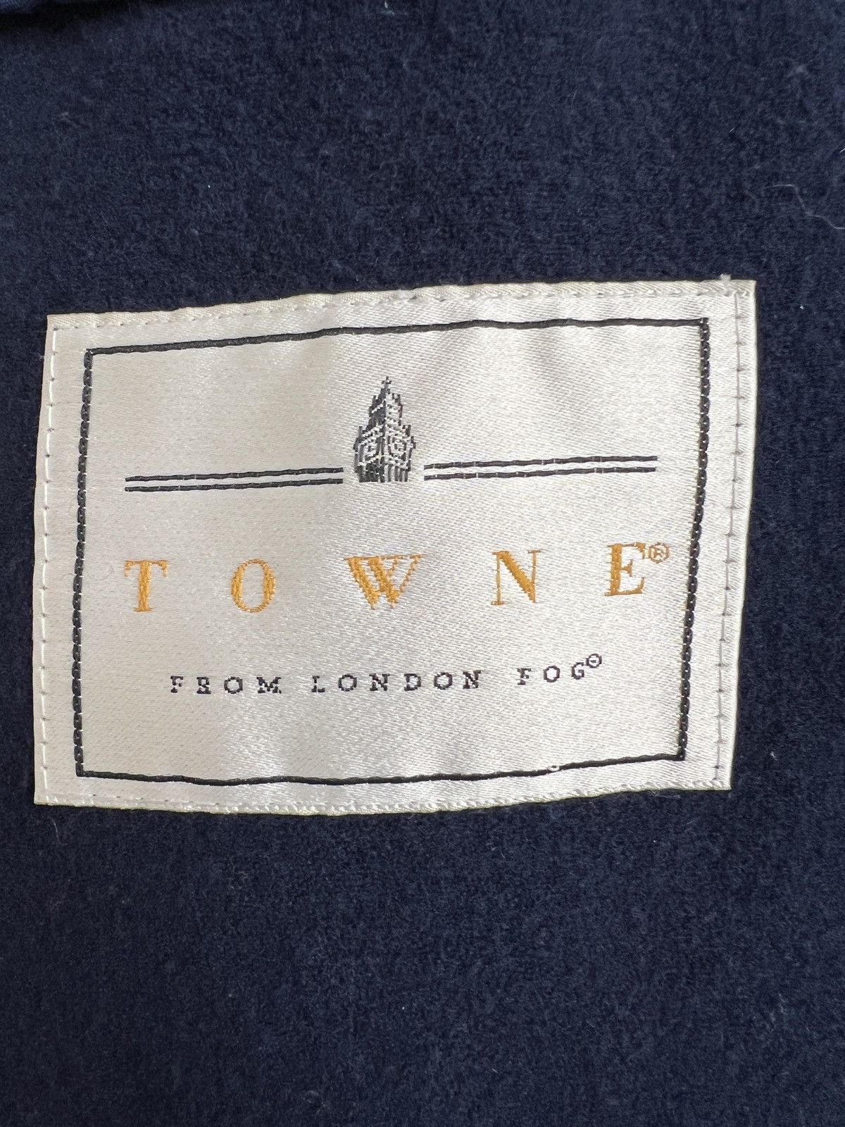 London Fog London Fog Navy Double-Breasted Trench Coat Size XL / US 12-14 / IT 48-50 - 6 Thumbnail