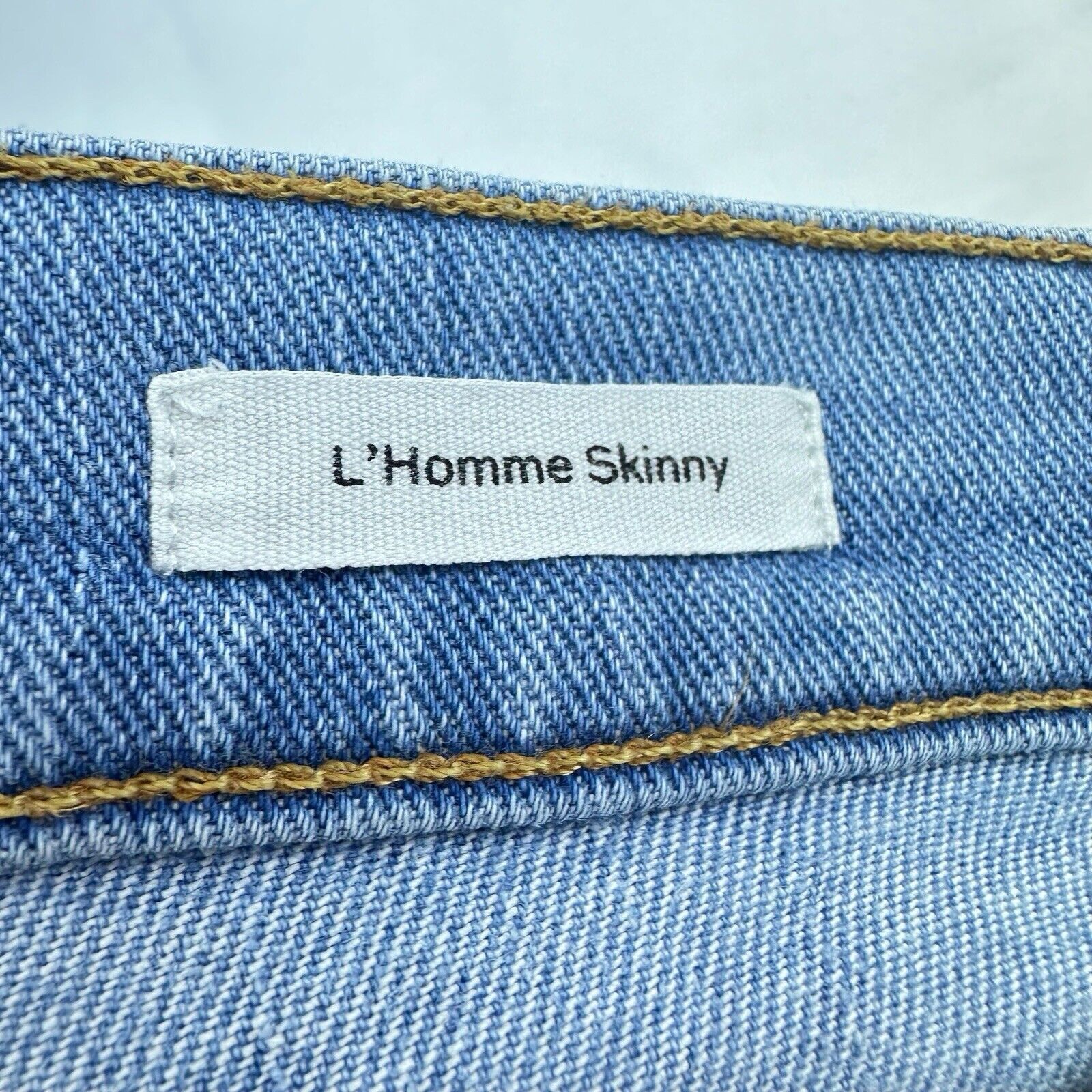 Frame Frame L'Homme Dylan Skinny Jeans Men Sz 32 Light Distressed Size US 32 / EU 48 - 8 Thumbnail