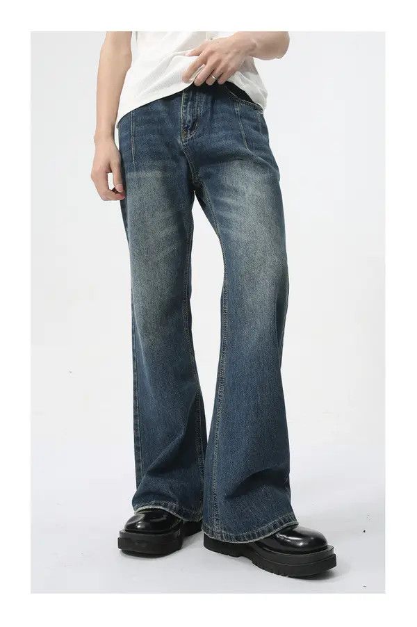 Japanese Brand Kimaya x Mako Vintage distressed washed bootcut jeans Size US 32 / EU 48 - 7 Thumbnail