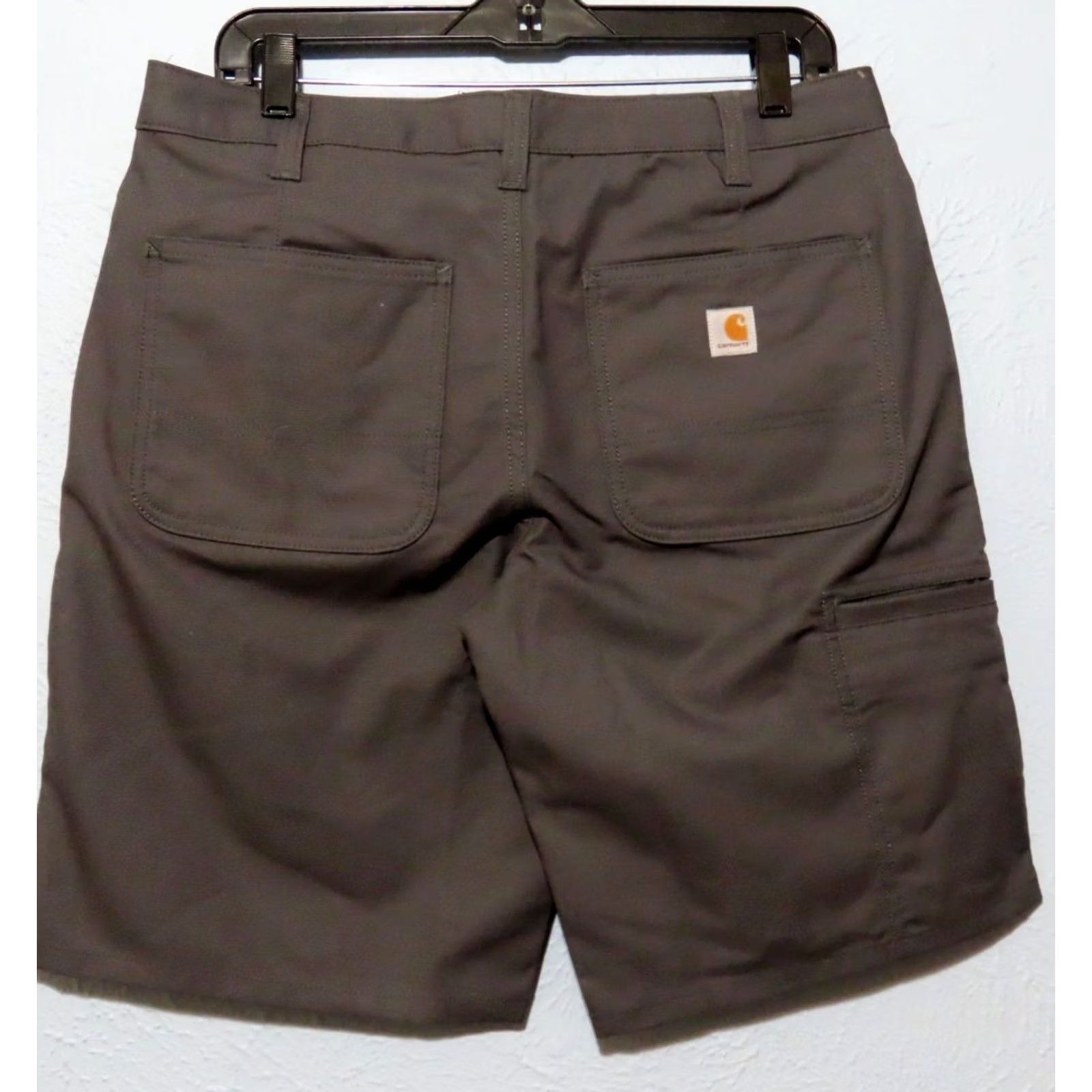 Carhartt Carhartt Women's 12 Rugged Flex Loose Fit Cargo Shorts Gray NWOT Canvas Cotton Blend Jeans? Size 34" / US 12 / IT 48 - 5 Thumbnail