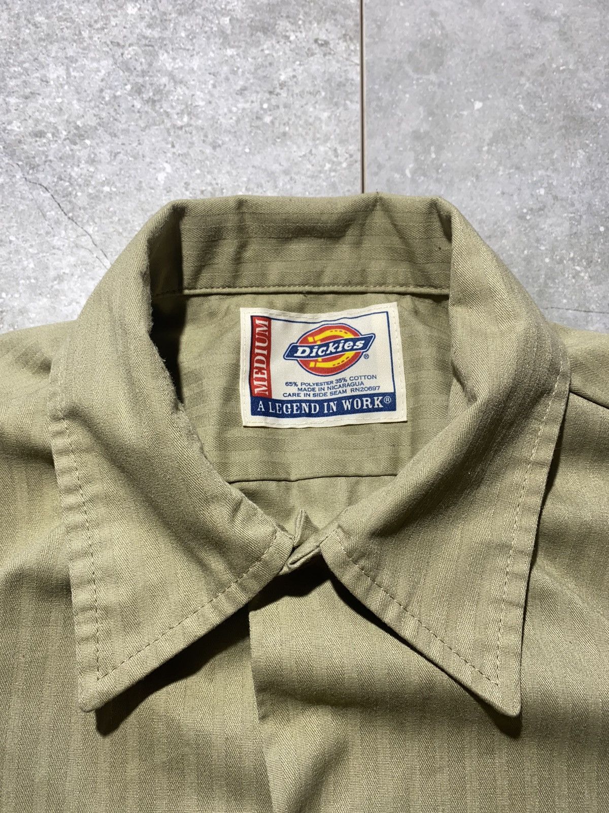 Dickies × Vintage Vintage Dickies Short Sleeve Work Shirt Size US M / EU 48-50 / 2 - 5 Thumbnail