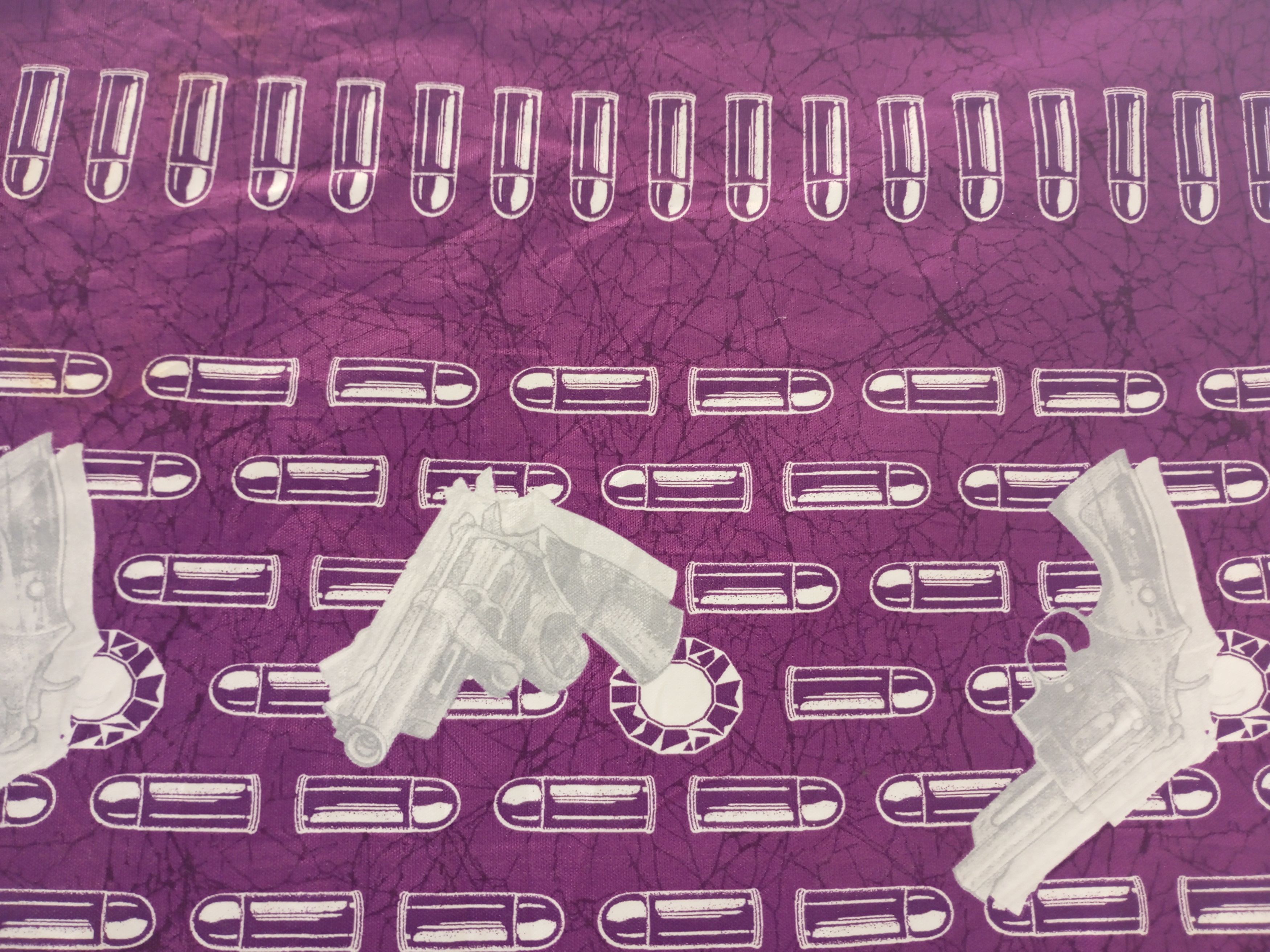 Japanese Brand Pistols Tablecloth Home Deco Japan Cotton Size ONE SIZE - 2 Thumbnail