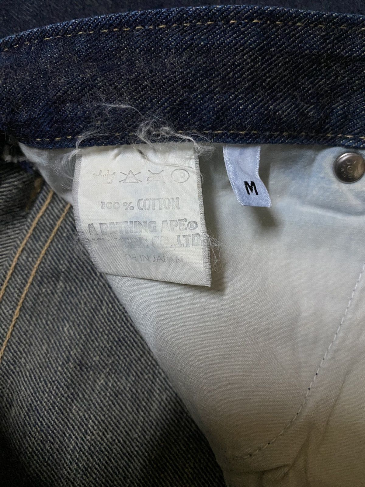 Bape A Bathing Ape Bape Vintage Selvedge Denim Jeans Size US 29 - 7 Thumbnail