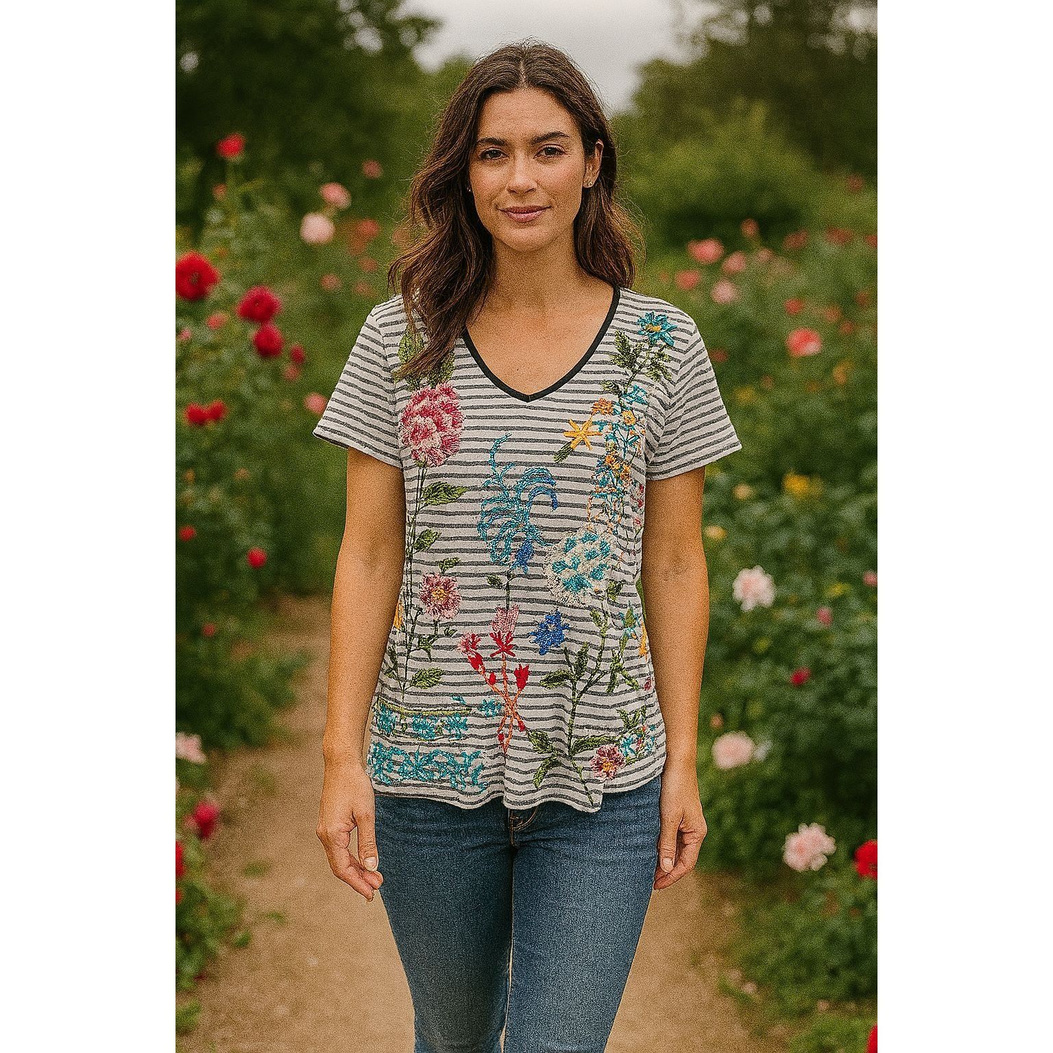 Johnny Was Johnny Was Women Top S Coastal Boho Chic Artisanal Cottage C Size S / US 4 / IT 40 - 2 Thumbnail