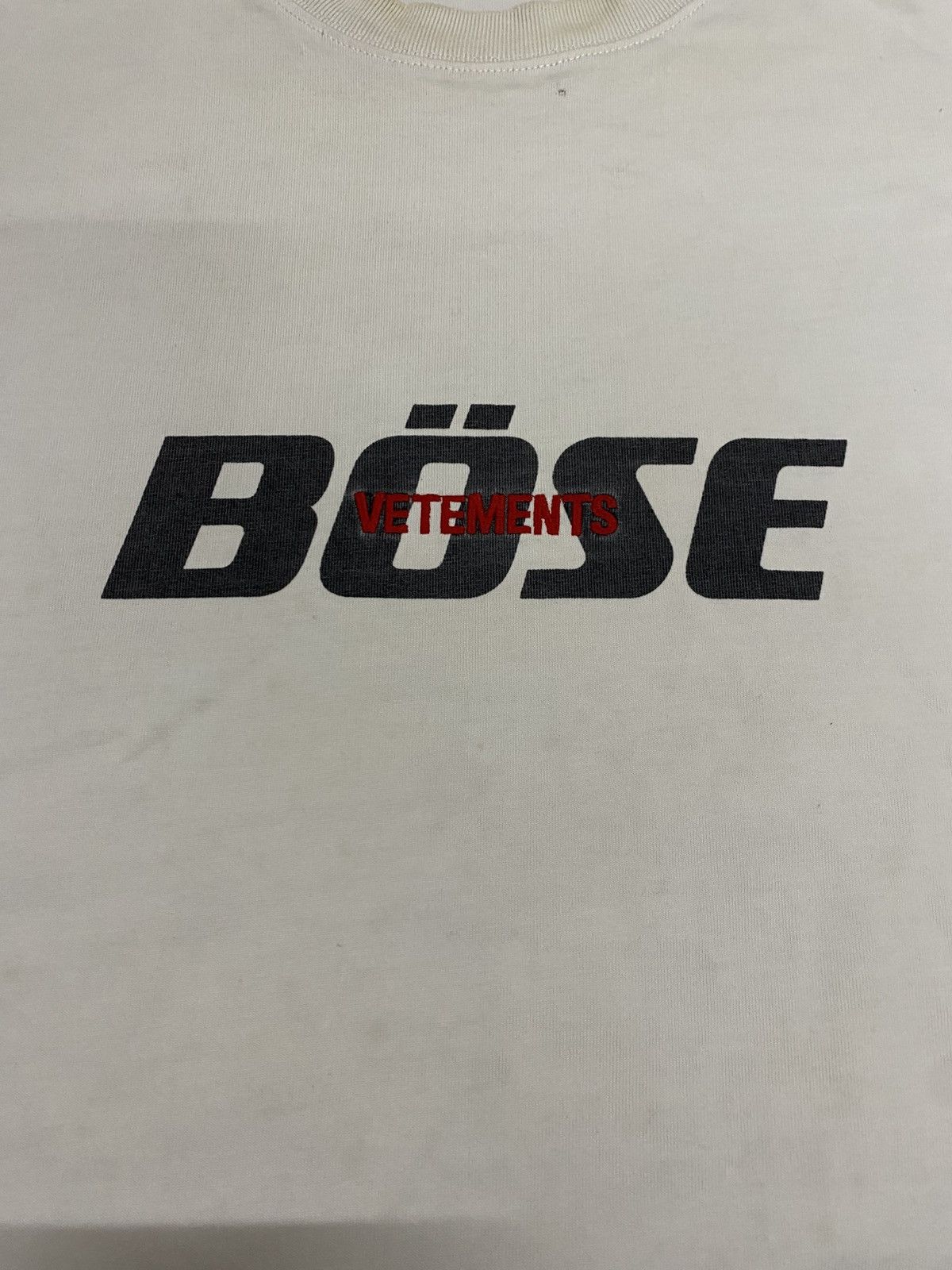 Vetements Vetements BÖSE logo tshirt Size US S / EU 44-46 / 1 - 8 Thumbnail