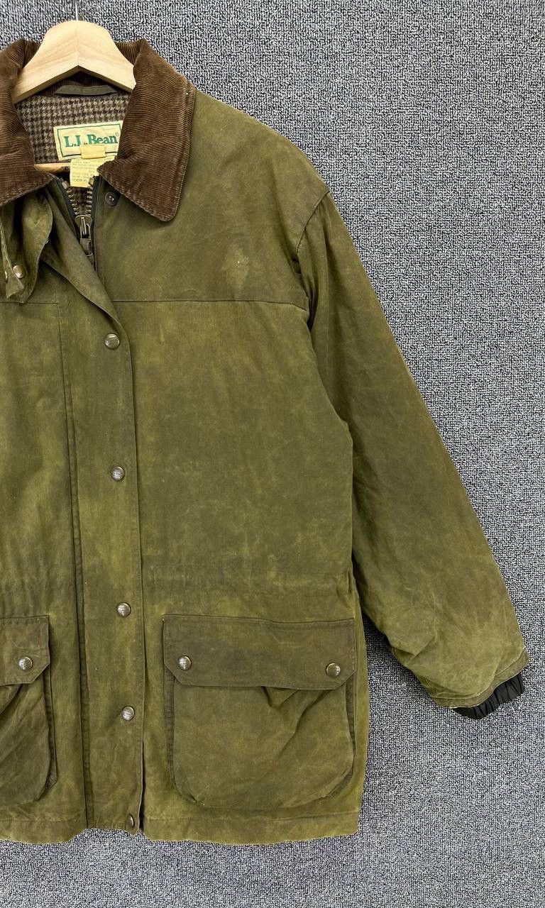 L.L. Bean Vintage L.L Bean Thinsulate Long Wax Jacket Size M / US 6-8 / IT 42-44 - 4 Thumbnail