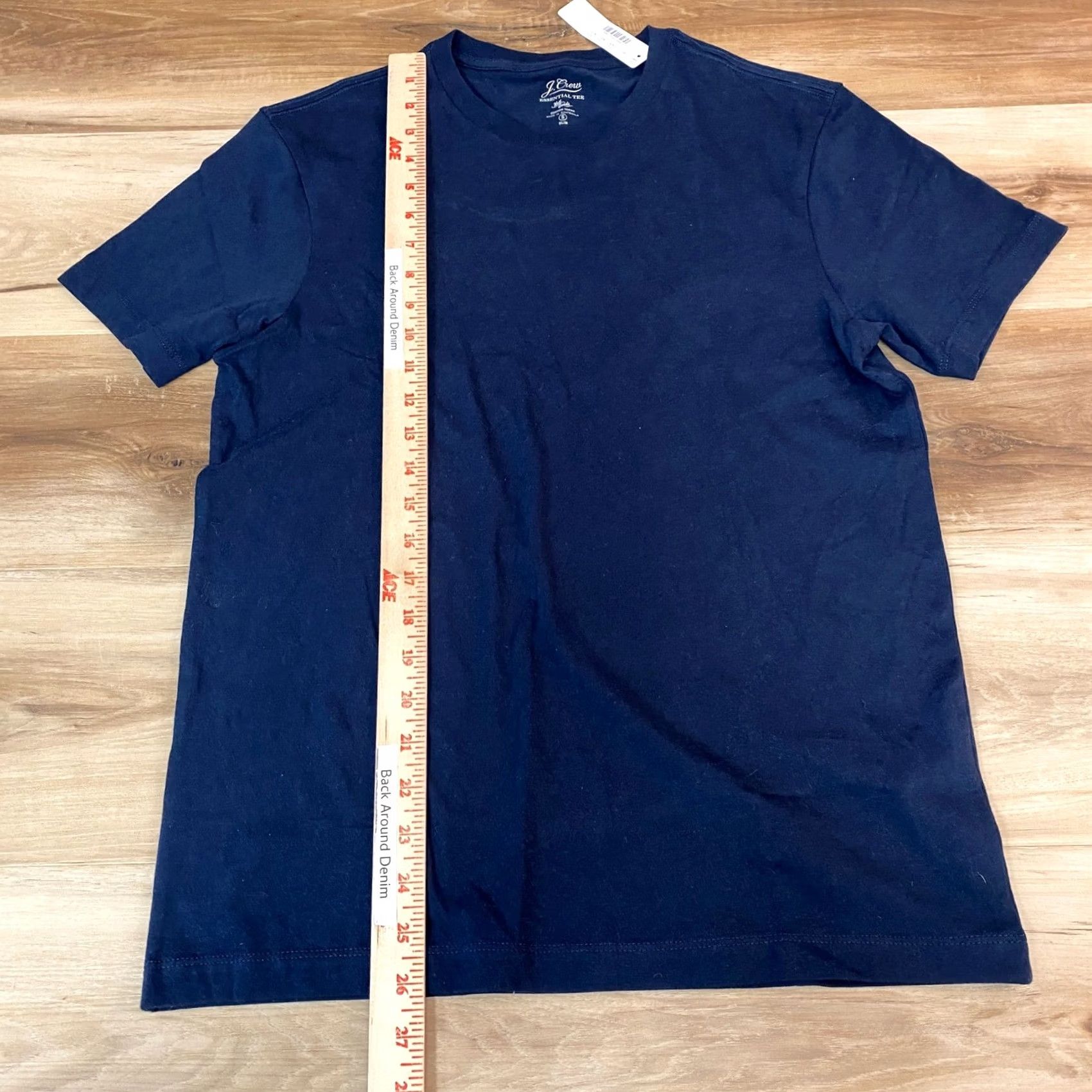 J.Crew J. Crew Essential Slim Fit T Shirt Navy Blue Crew Neck Short Sleeve Mens Size S Cotton Shirt Size US S / EU 44-46 / 1 - 5 Thumbnail