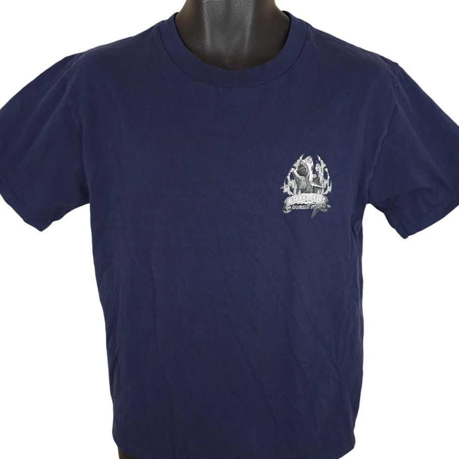 Soffe Great White Shark T Shirt Mens Size Medium Blue Bite Me Size US M / EU 48-50 / 2 - 2 Thumbnail