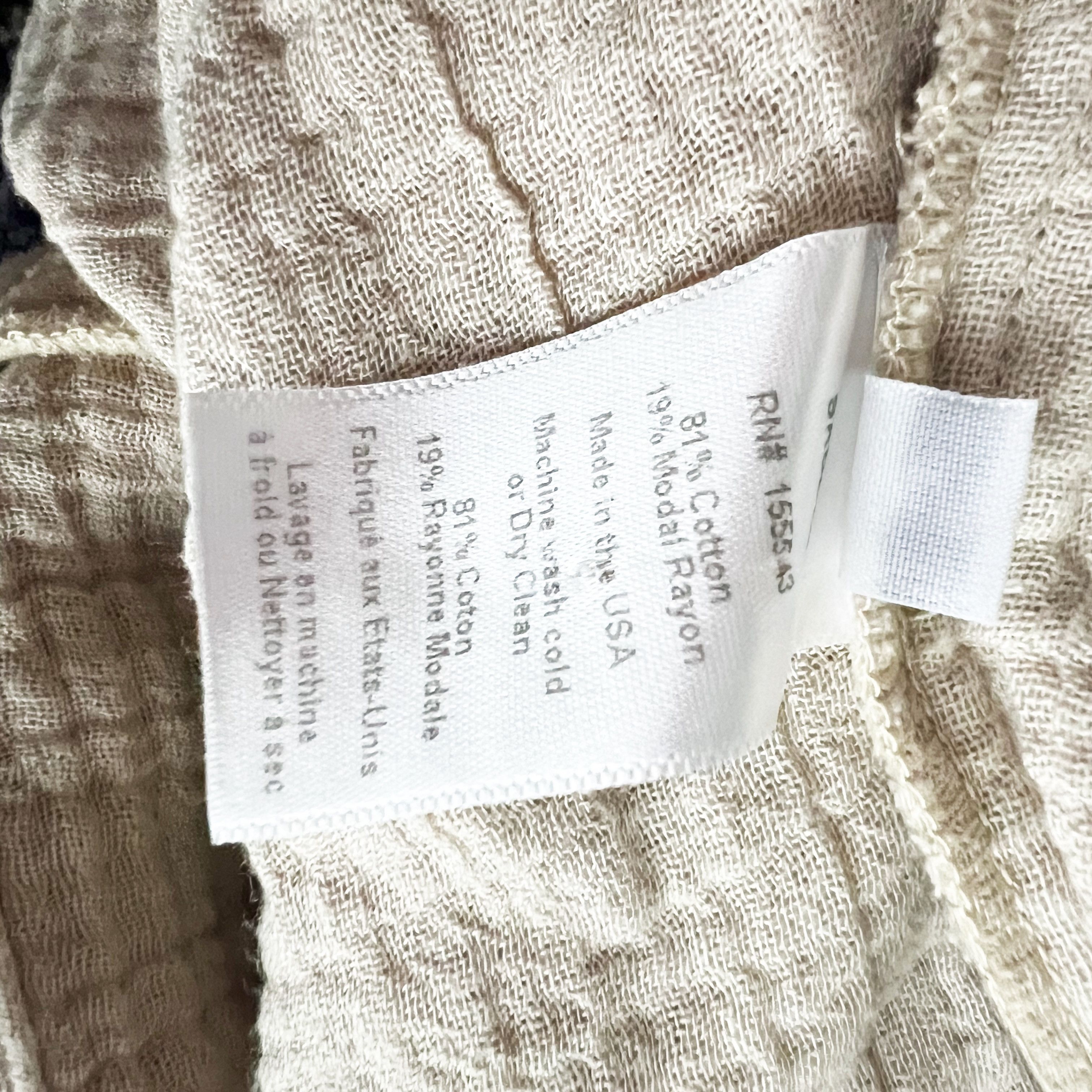 Other Sablyn Tanner Cotton Modal Gauze Cross Over Size 27" / US 4 / IT 40 - 3 Thumbnail
