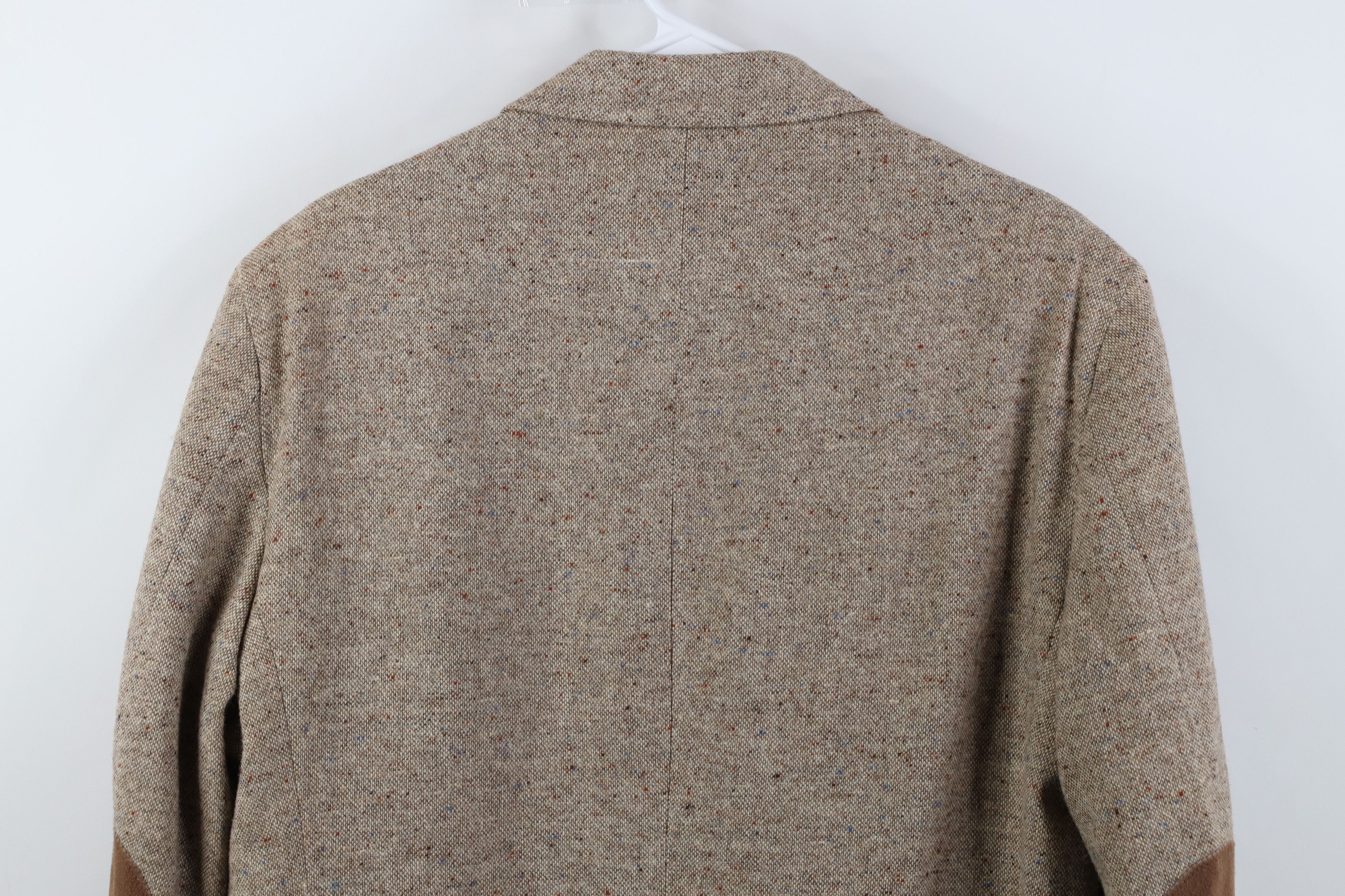 Vintage Vintage 90s Rainbow Atomic Fleck Suede Elbow Patch Jacket Size US XXL / EU 58 / 5 - 14 Thumbnail