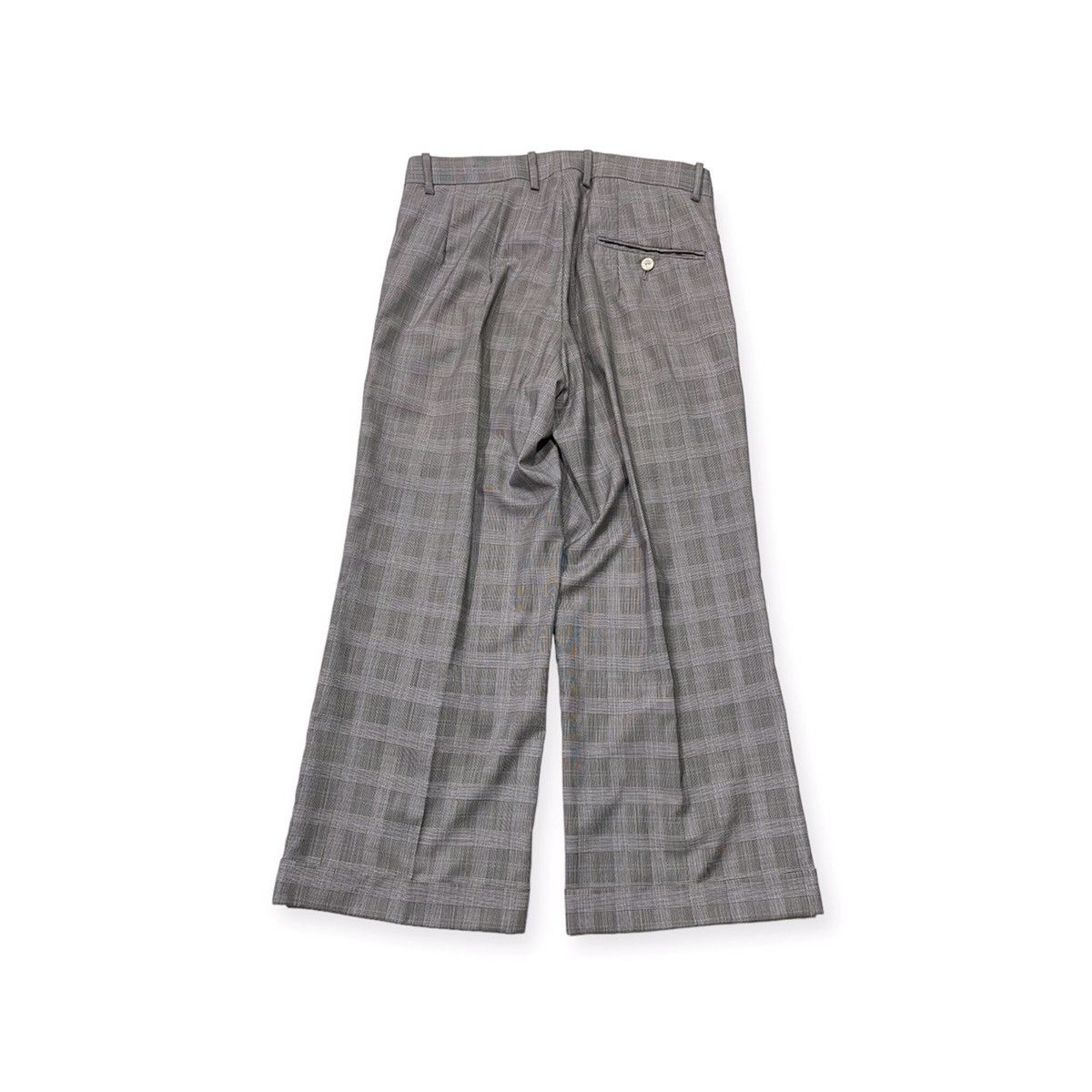 Japanese Brand FW18 Takahiro Matsushita Plaid Trousers Size US 31 - 3 Thumbnail