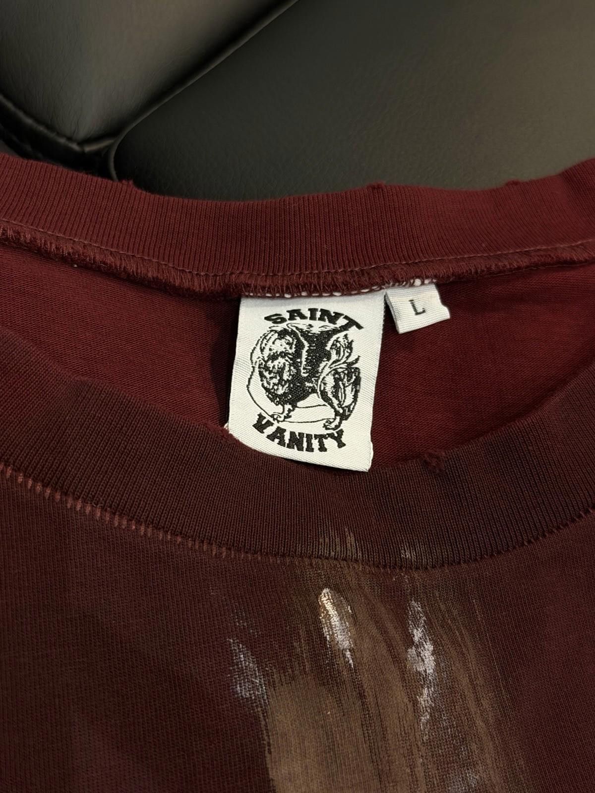 Saint Vanity Size L - Saint Vanity T-shirt 2025 Red Authentic (NEW) Size US L / EU 52-54 / 3 - 7 Thumbnail