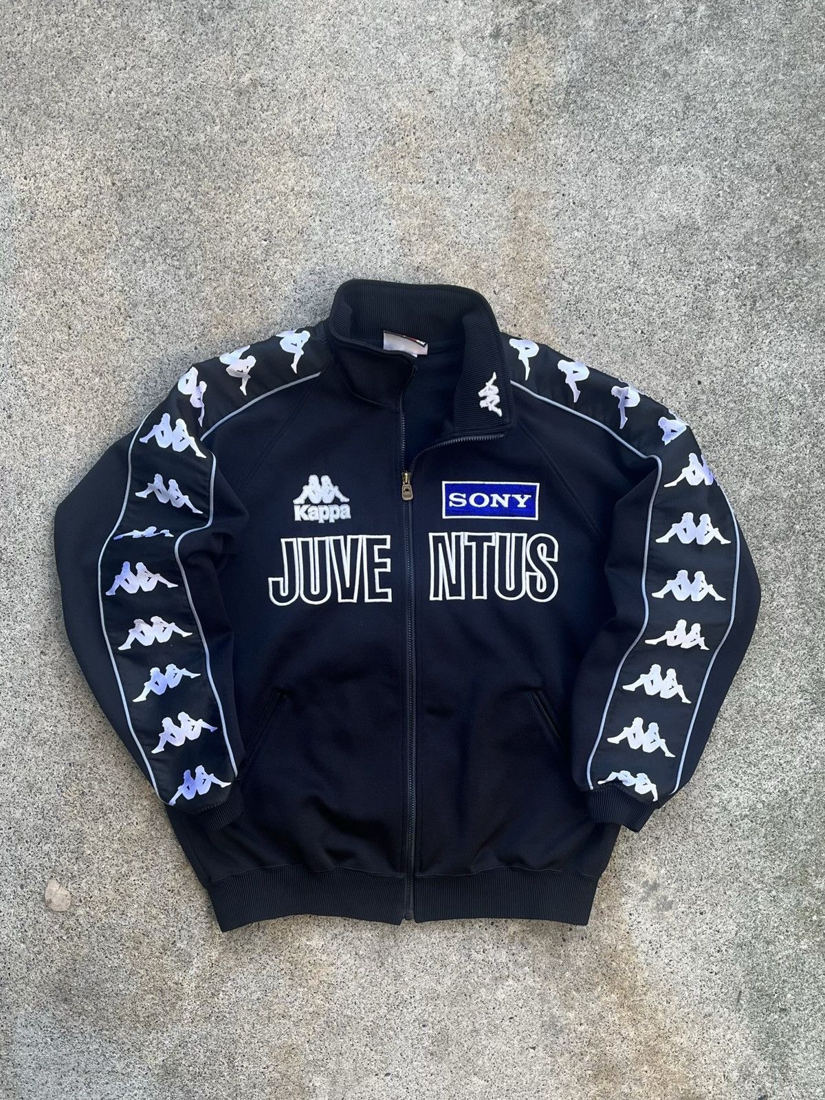 Vintage RARE 90s Kappa Juventus FC Serie A Sony Track Jacket | Grailed