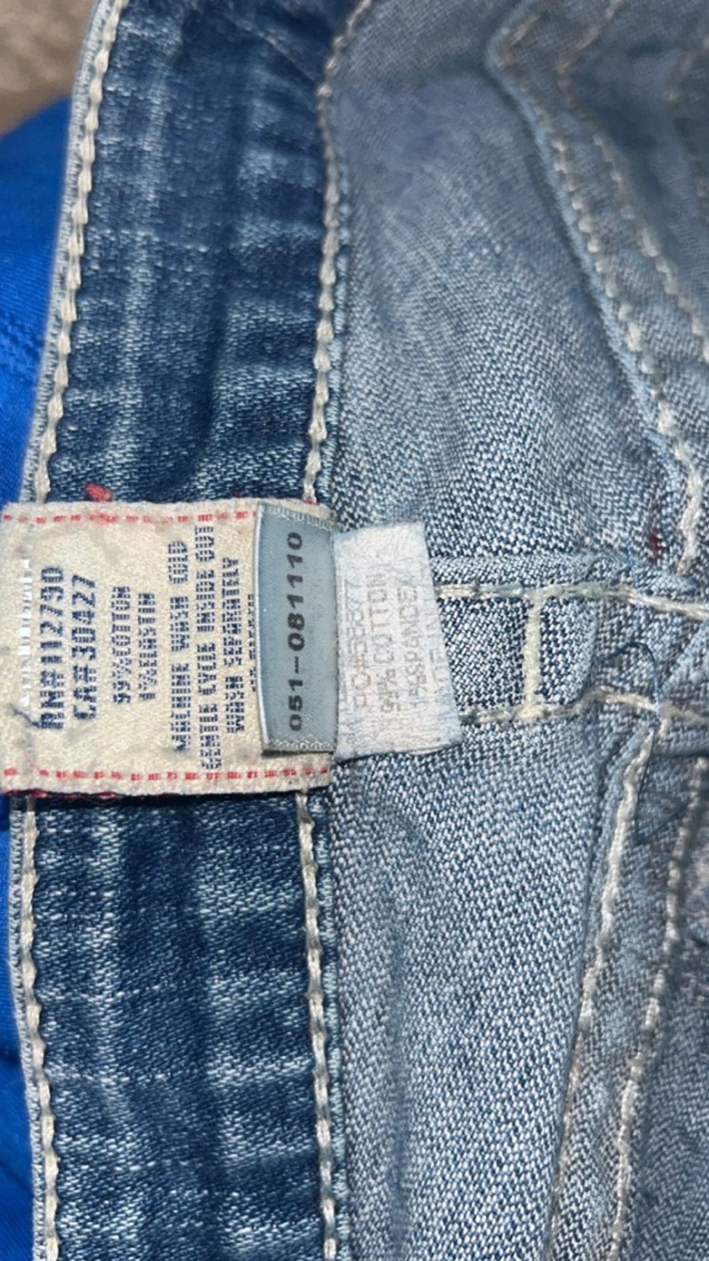 True Religion Women's True Religion Blue Flare Jeans Size 27 Size 27" / US 4 / IT 40 - 5 Thumbnail