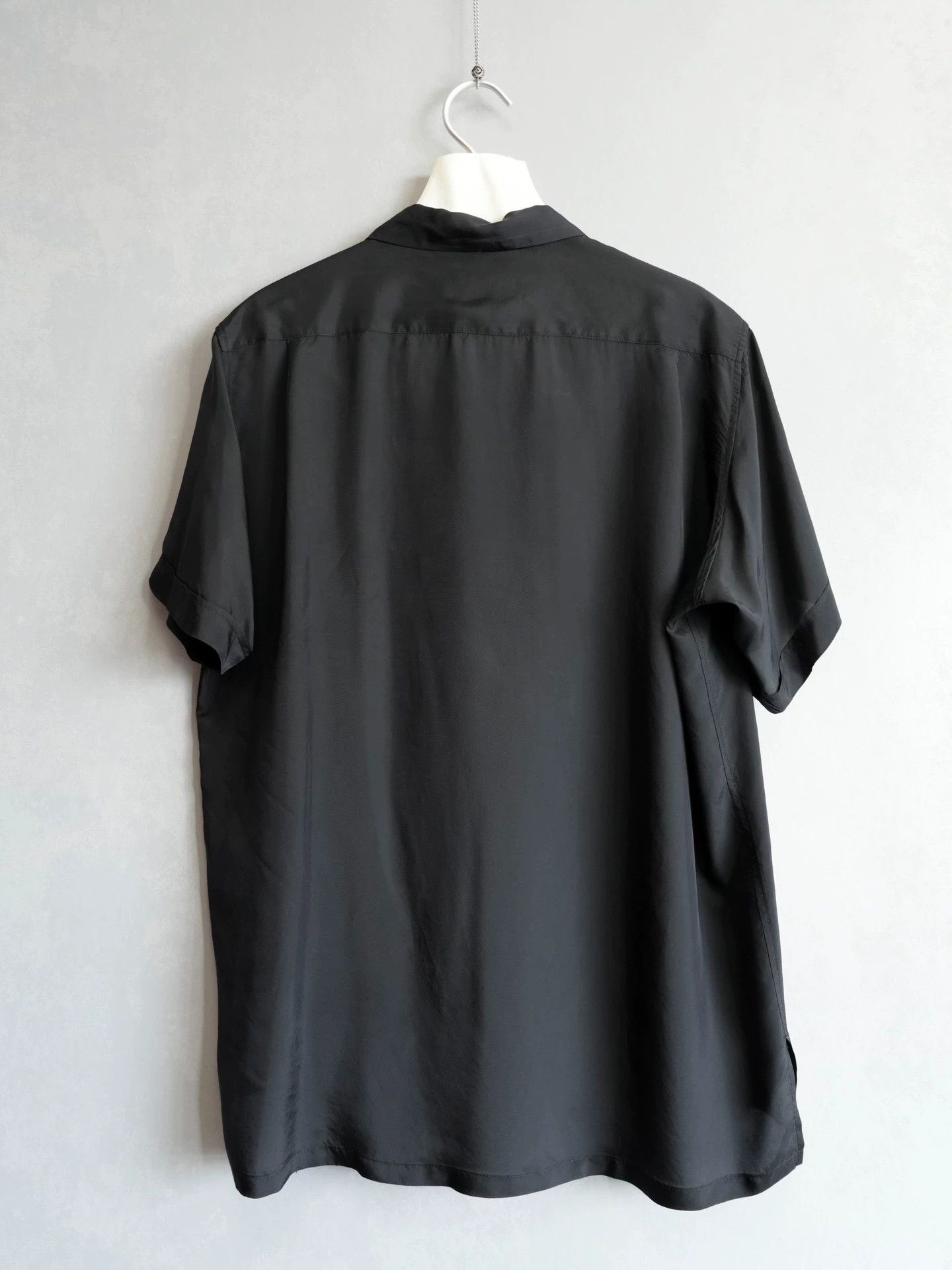 Yohji Yamamoto Yohji Yamamoto 10SS Cupro Short Sleeve Shirt Size US L / EU 52-54 / 3 - 5 Thumbnail