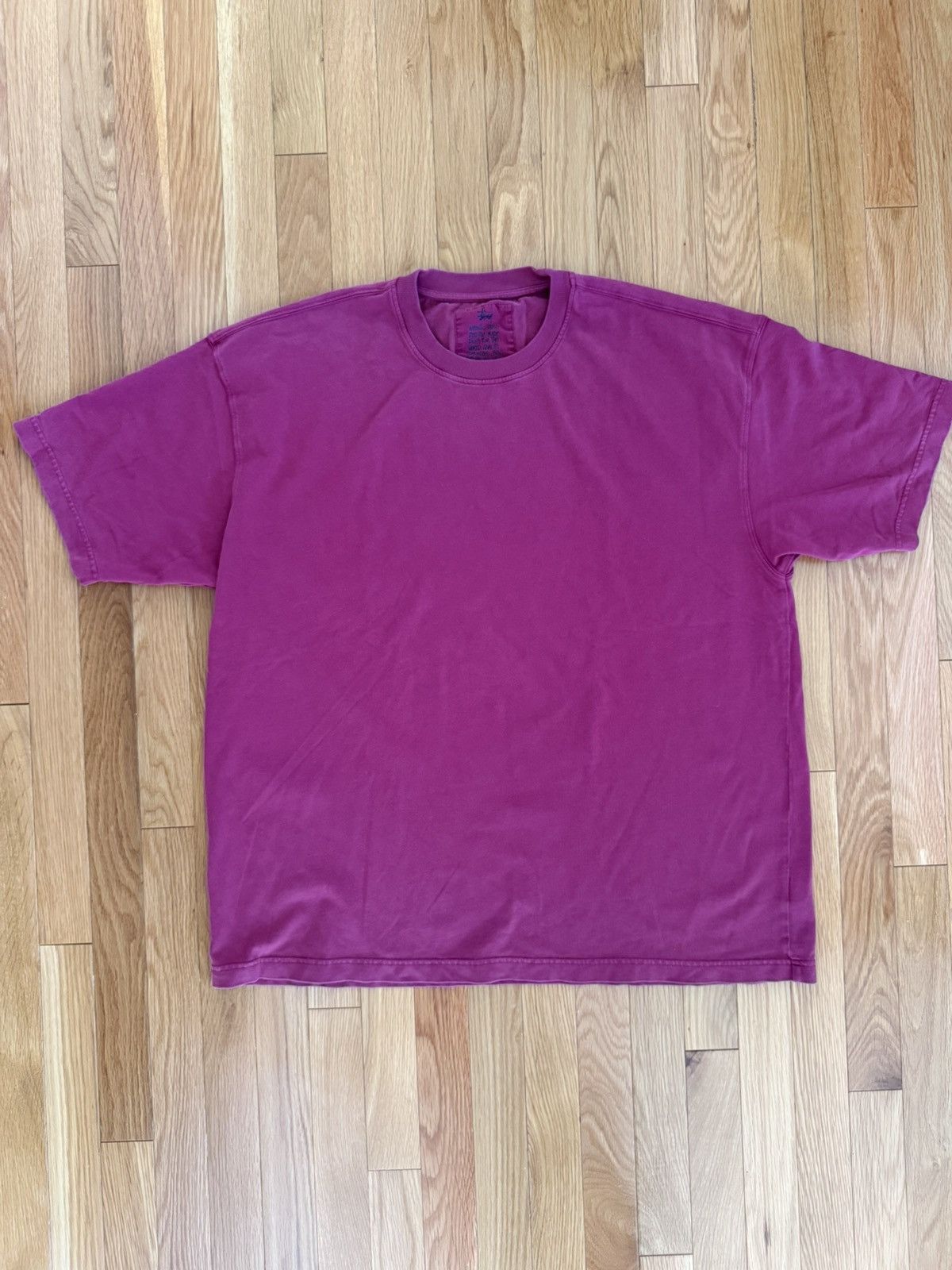 Stussy Stussy Garment Dyed Berry T shirt Size US L / EU 52-54 / 3 - 1 Thumbnail
