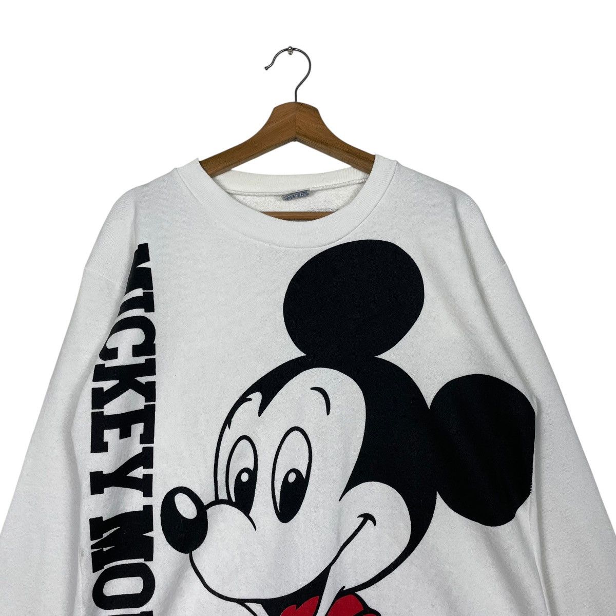 Disney Vtg 80s Disney Mickey Mouse Big Print Crewneck Sweatshirt Size US S / EU 44-46 / 1 - 2 Thumbnail