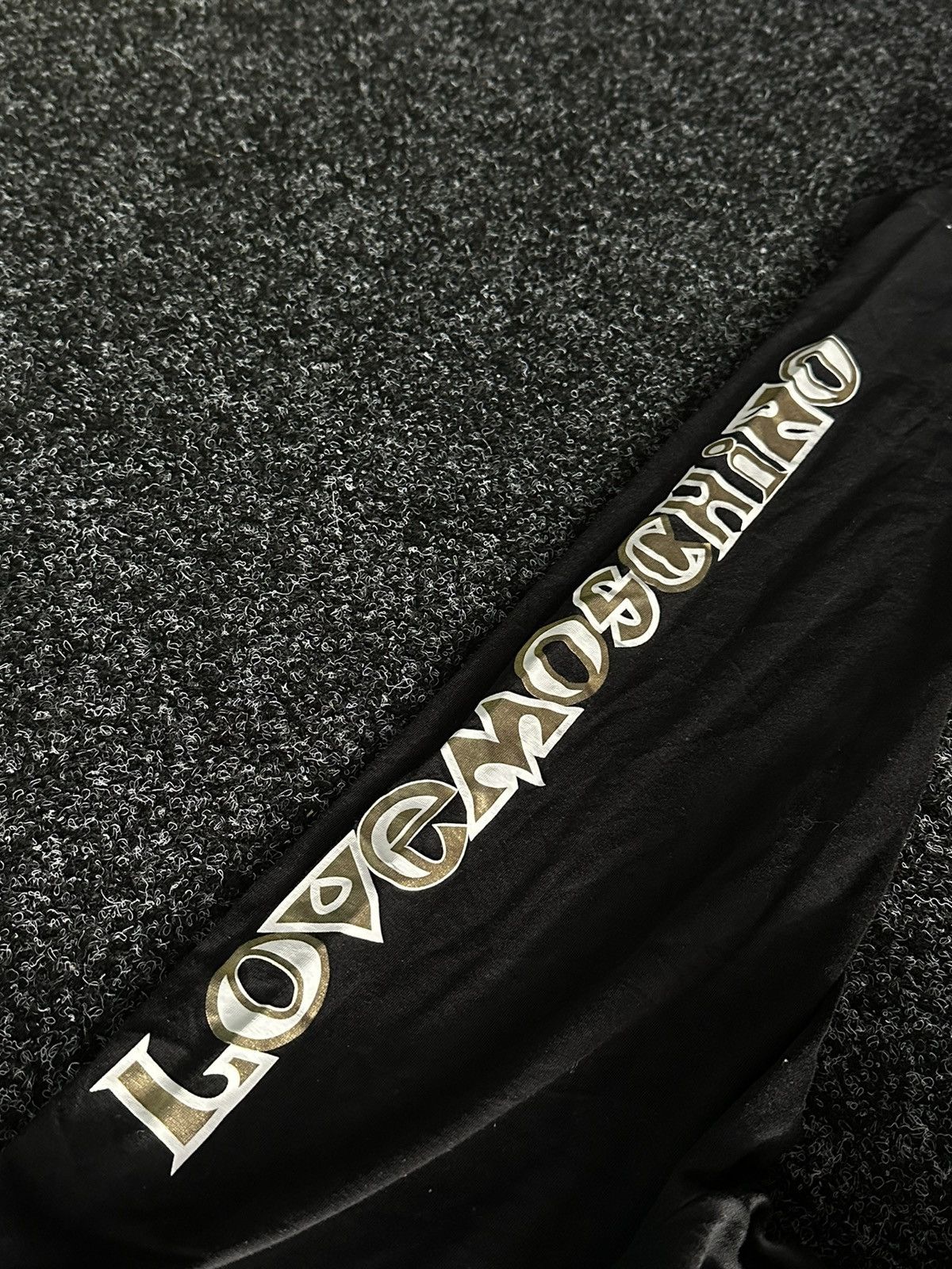Moschino × Vintage 🚨Vintage LOVE Moschino Big Logo black Luxury Hoodie BY SINV Size US XL / EU 56 / 4 - 7 Thumbnail
