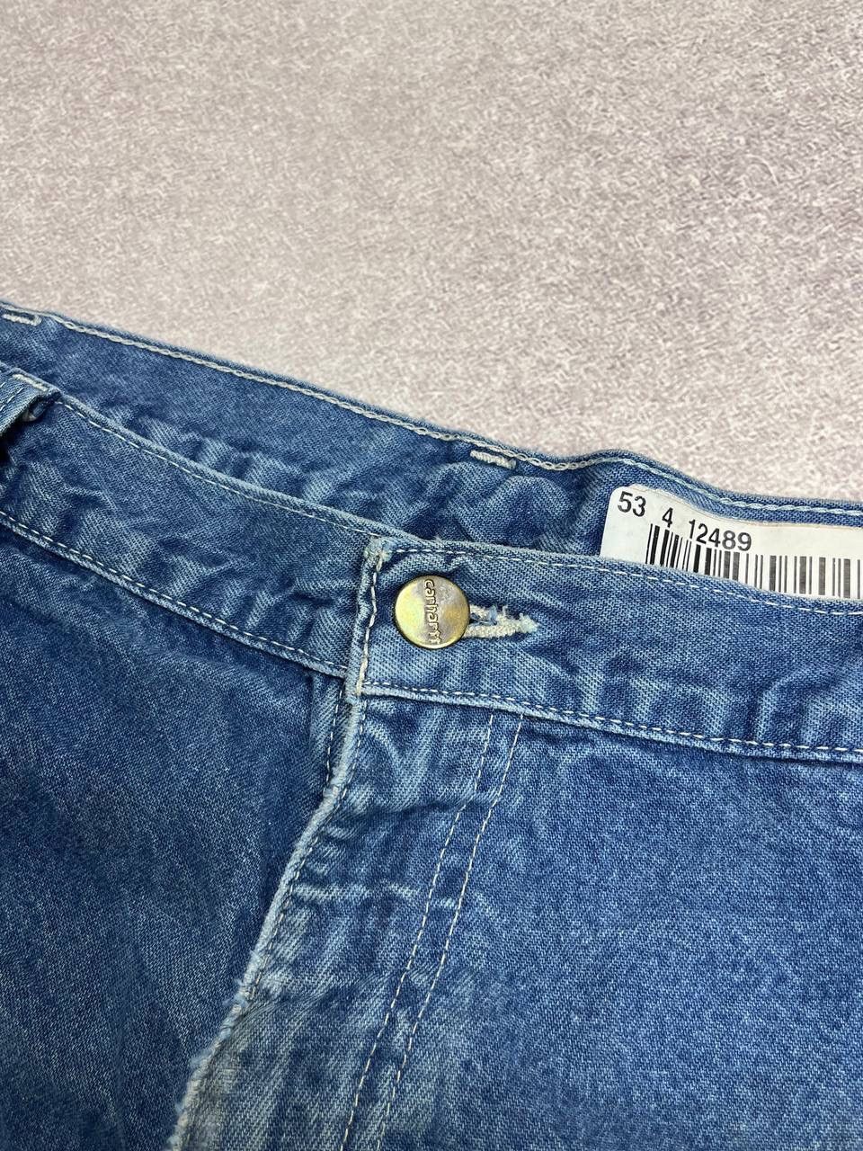 Carhartt × Vintage Vintage Carhartt Baggy Dungaree Denim Jeans Y2K 38 Size US 38 / EU 54 - 5 Thumbnail