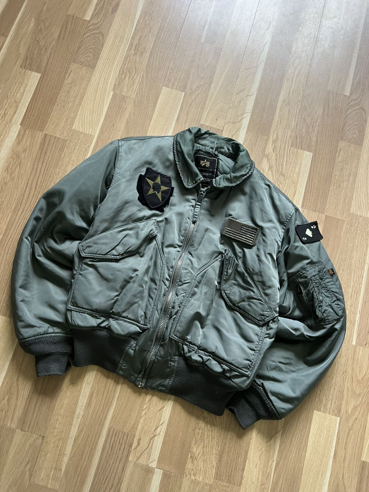 Alpha Industries Vintage Alpha Industries CWU 45/P Army Flight Bomber Jacket Size US M / EU 48-50 / 2 - 3 Thumbnail