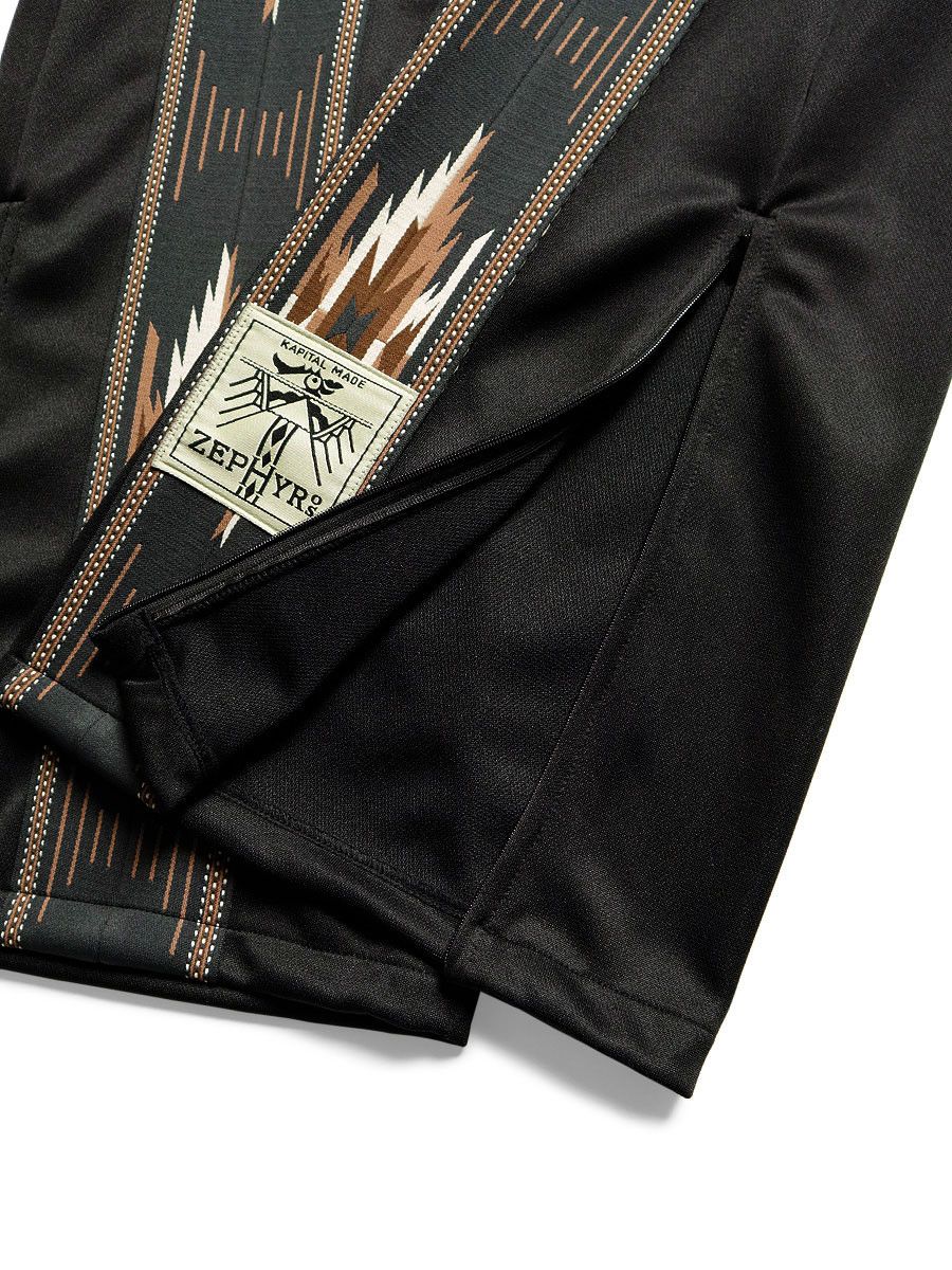Kapital KAPITAL smooth jersey KOCHI & ZEPHYR track pants new black Size US 34 / EU 50 - 12 Thumbnail