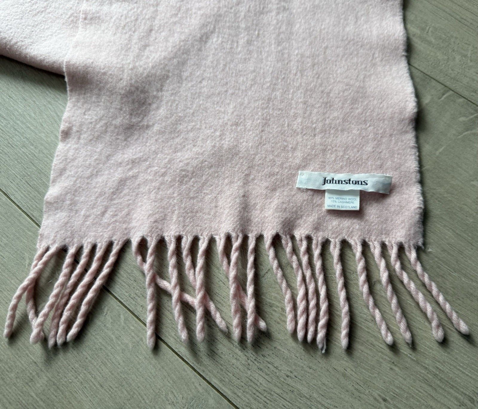 Johnstons Of Elgin Johnstons of Elgin Scotland Merino Cashmere Scarf Warm Cozy Size ONE SIZE - 6 Thumbnail
