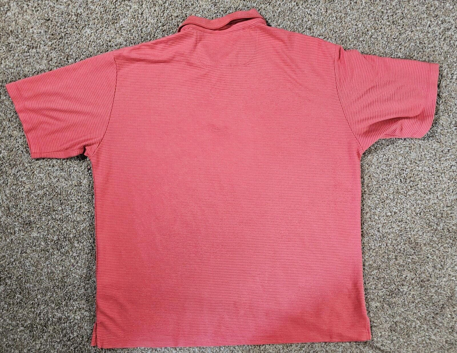 Designer Jamaica Jaxx Men’s XL Short Sleeve Salmon Modal Polo Shirt Size US XL / EU 56 / 4 - 8 Thumbnail