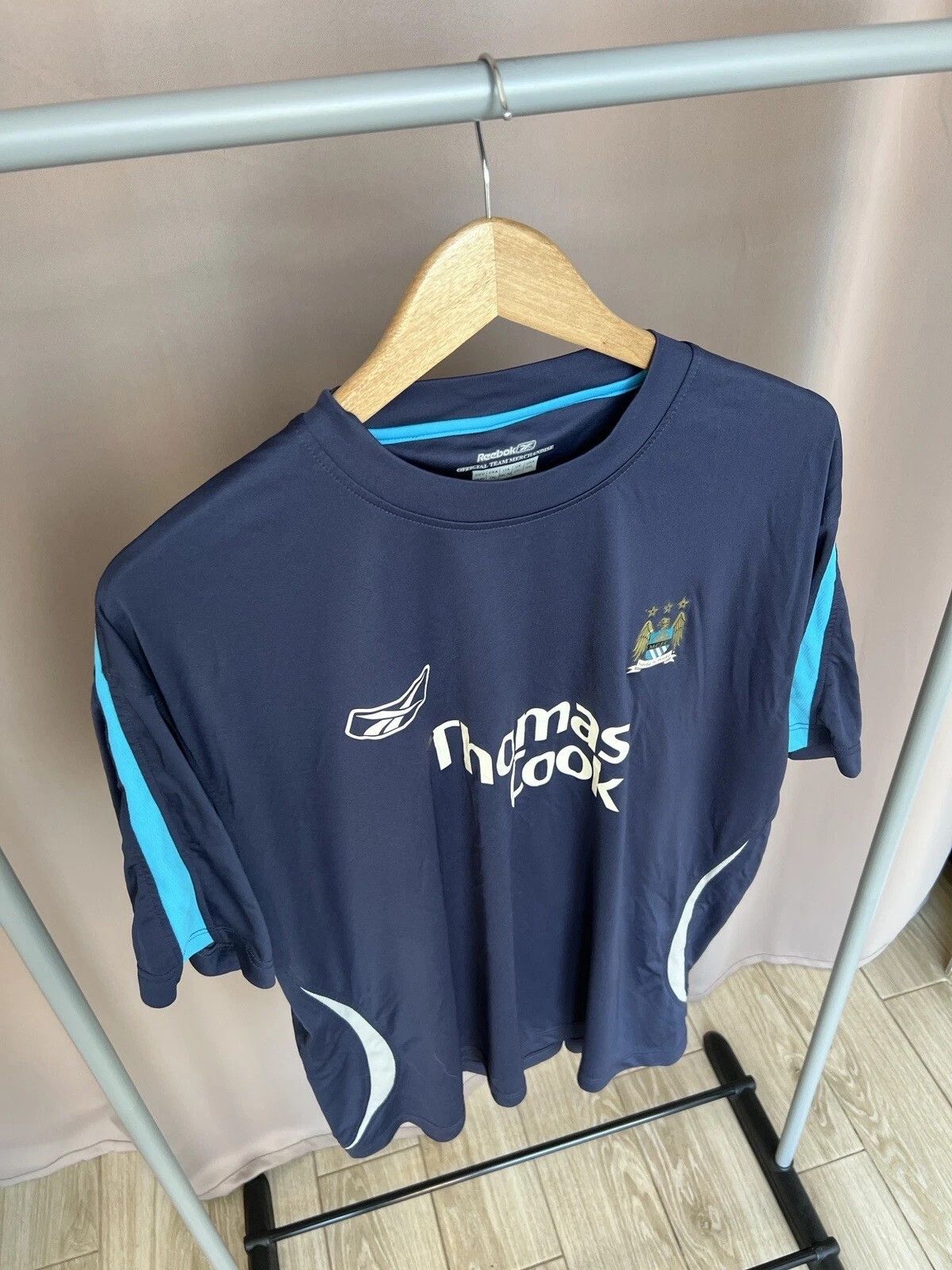 Reebok FC Manchester City 2005/2006 Training Football Shirt XXL/XL Size US XXL / EU 58 / 5 - 5 Thumbnail