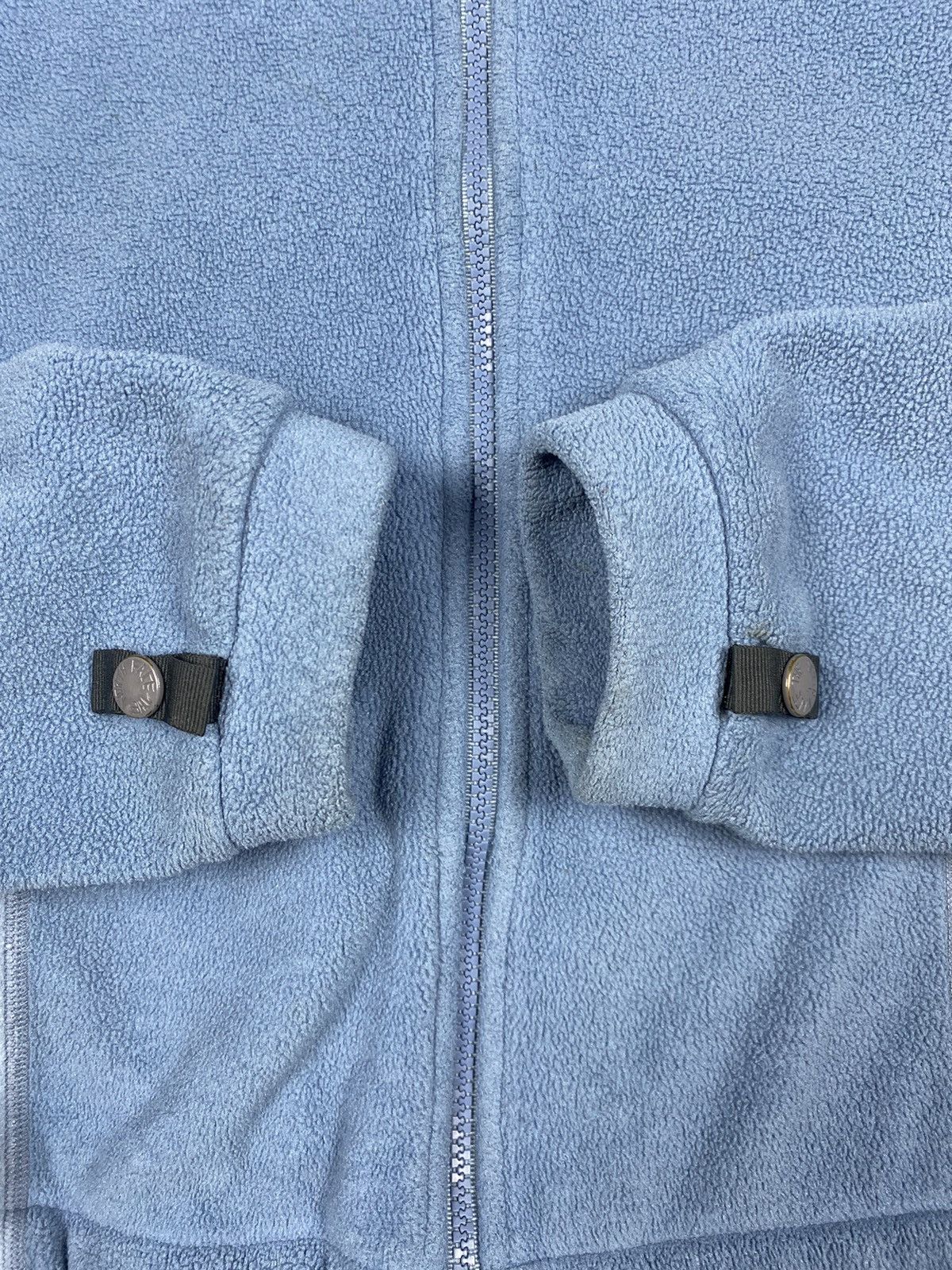 The North Face Vintage The North Face Baby Blue Fleece Jacket Size L / US 10 / IT 46 - 12 Thumbnail