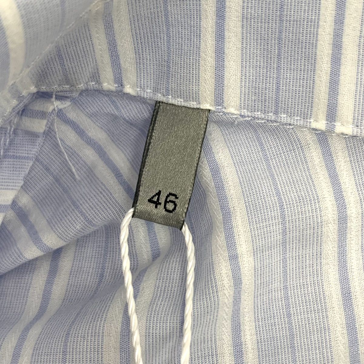 Dior Dior Striped Collared Half-Zip Short Sleeve T-Shirt K26WX Size S / US 4 / IT 40 - 7 Thumbnail
