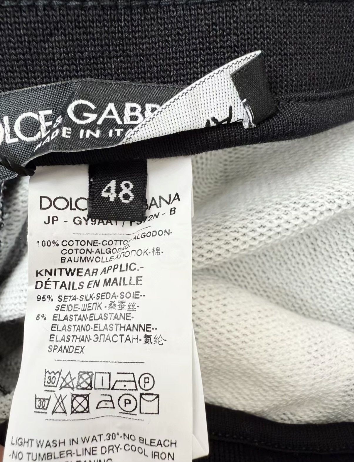 Dolce & Gabbana Dolce & Gabbana 100% Cotton Drawstring Sweatpants J30 Size US 34 / EU 50 - 8 Thumbnail