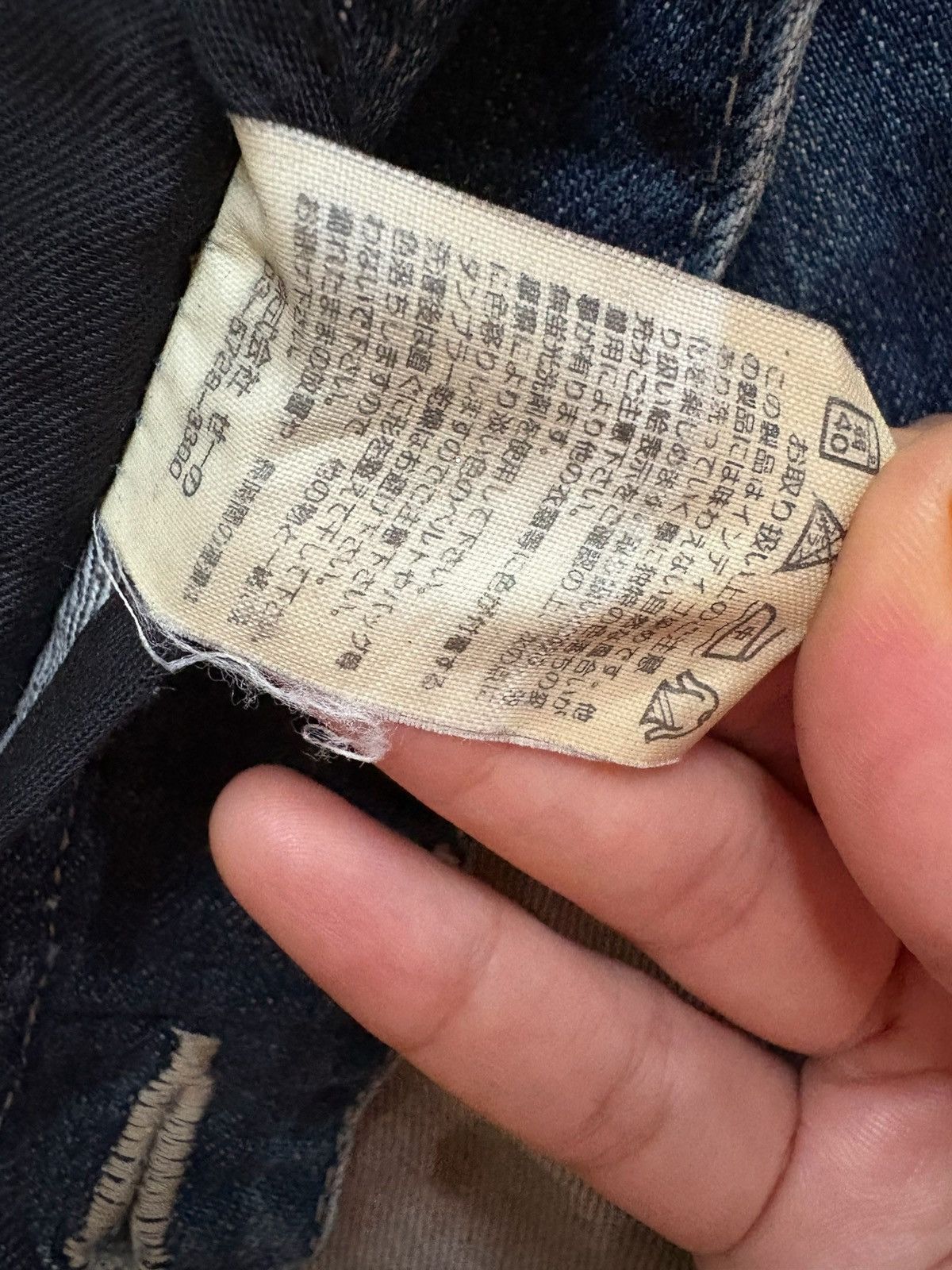 Beauty Beast × Japanese Brand × Vanquish Vintage Vanquish Mud Wash Painted Distressed Ripped Jeans Size 29" - 11 Thumbnail