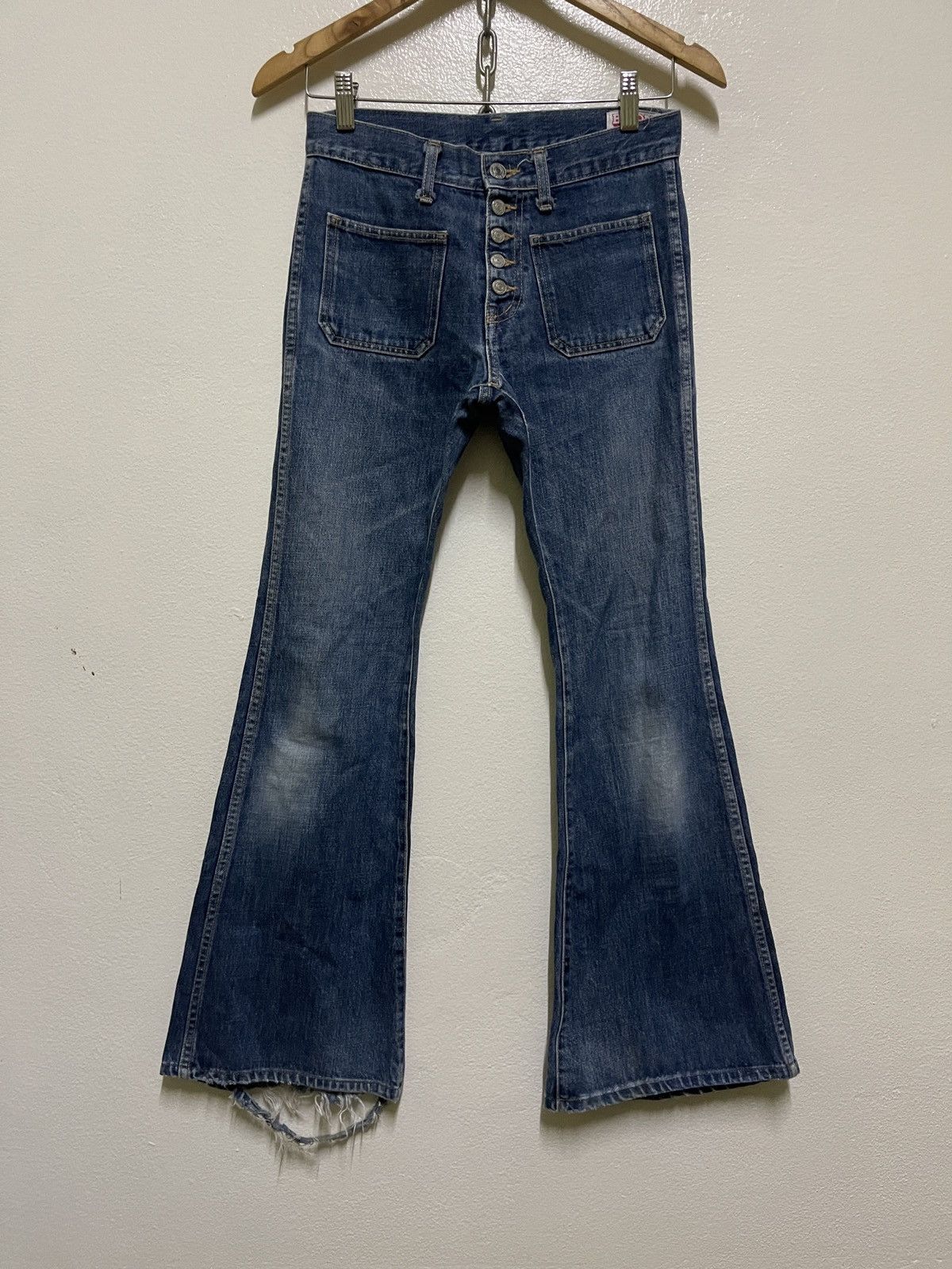 Japanese Brand × Vintage Bison Vintage Flare Boot Cut Jeans Size 27" / US 4 / IT 40 - 1 Thumbnail