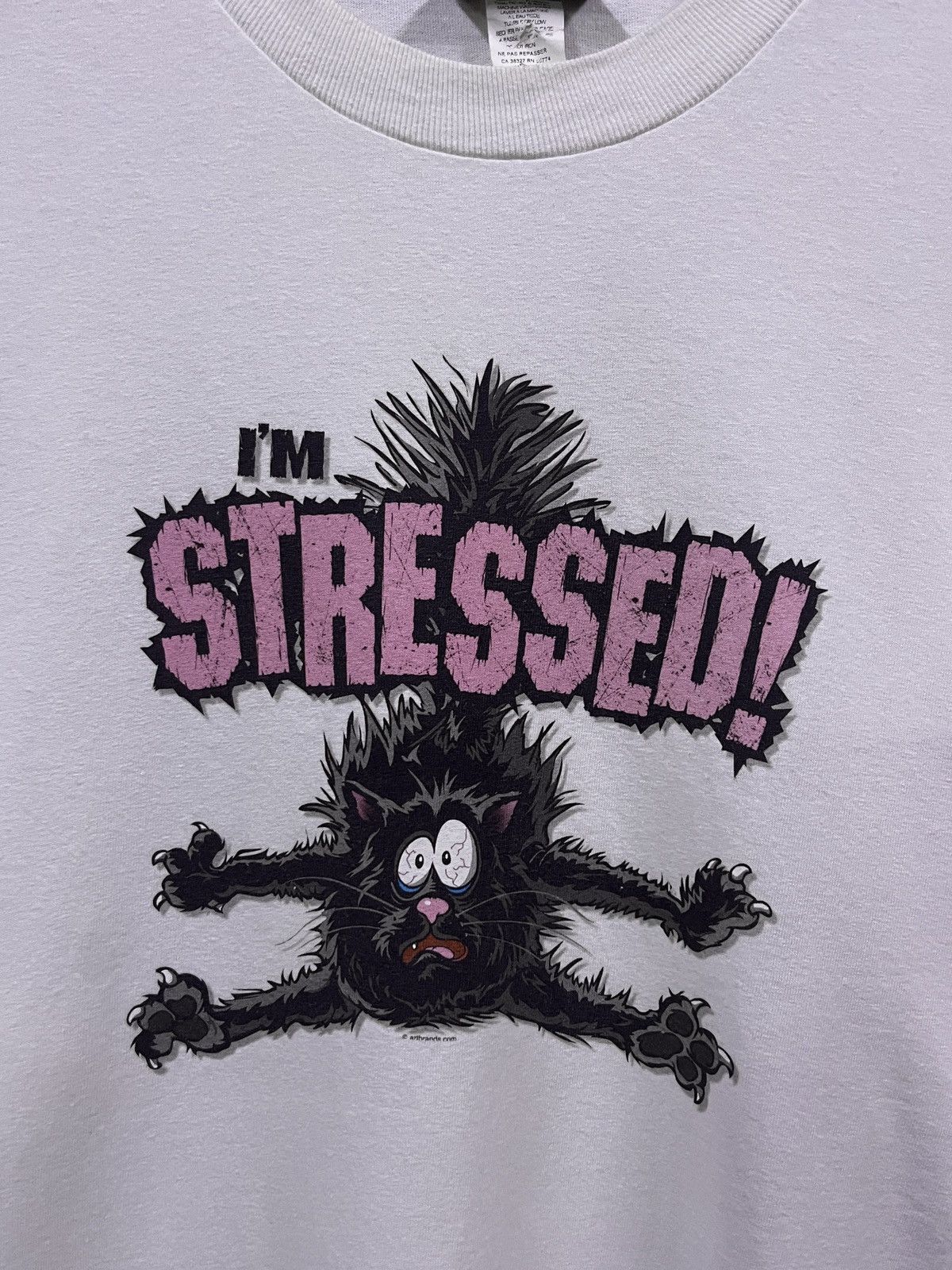 Vintage VINTAGE 90s IM STRESSED CAT CANADA MARSHALL ART BRAND Size US XL / EU 56 / 4 - 3 Thumbnail