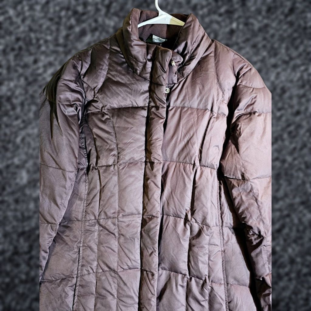 Eddie Bauer Eddie Bauer Classic Quilted Puffer Parka Coat EB550 Goose Down Womens Size Large Plum Purple Long Coat Parka Mountain 90s Outdoor Size L / US 10 / IT 46 - 1 Thumbnail