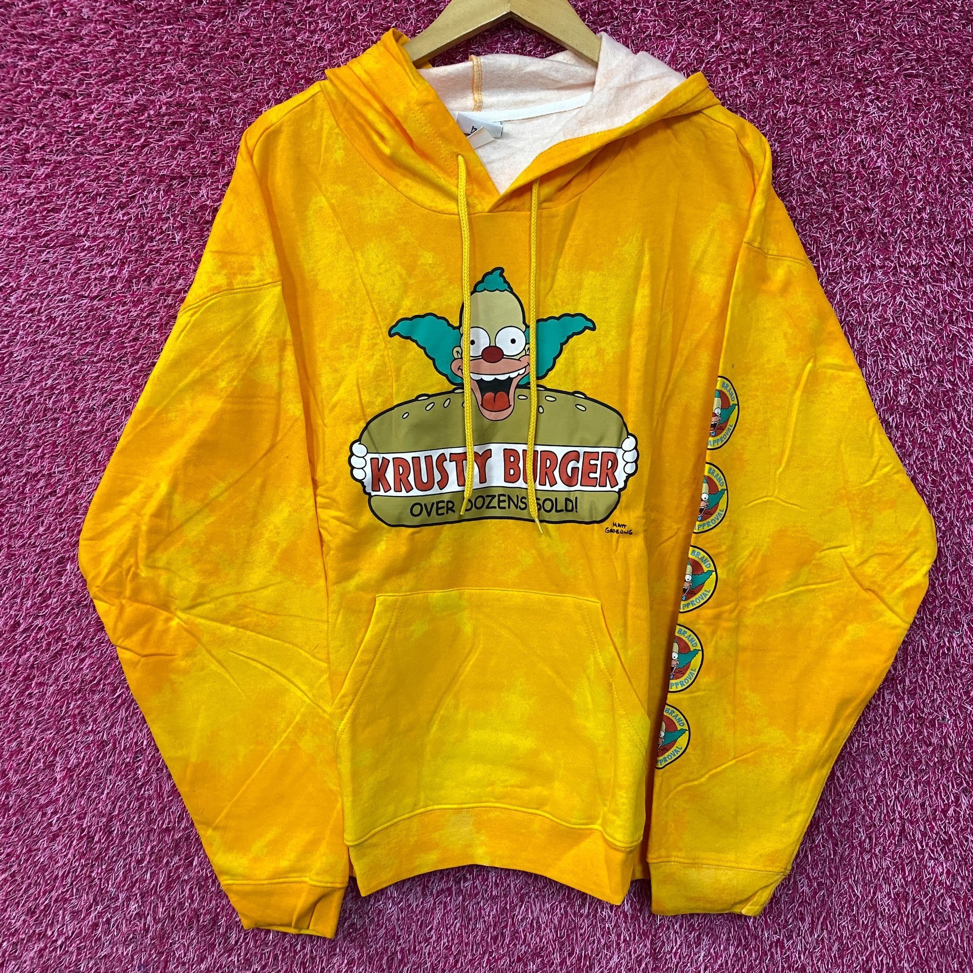 The Simpsons The Simpsons Krusty Burger tiedye hoodie size XL Size US XL / EU 56 / 4 - 1 Thumbnail