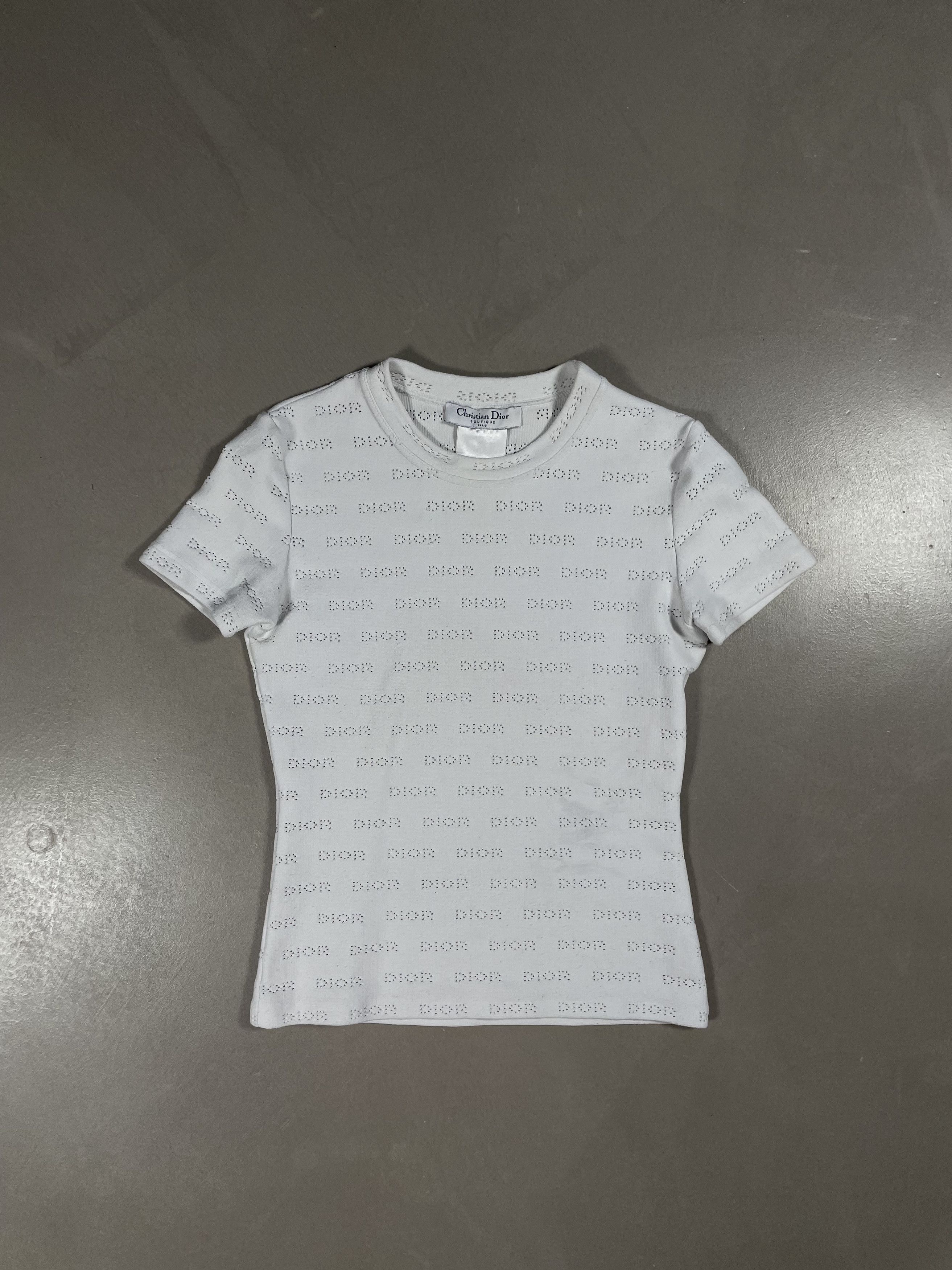 Dior Vintage Christian Dior by John Galliano Floral Tee Top | Grailed