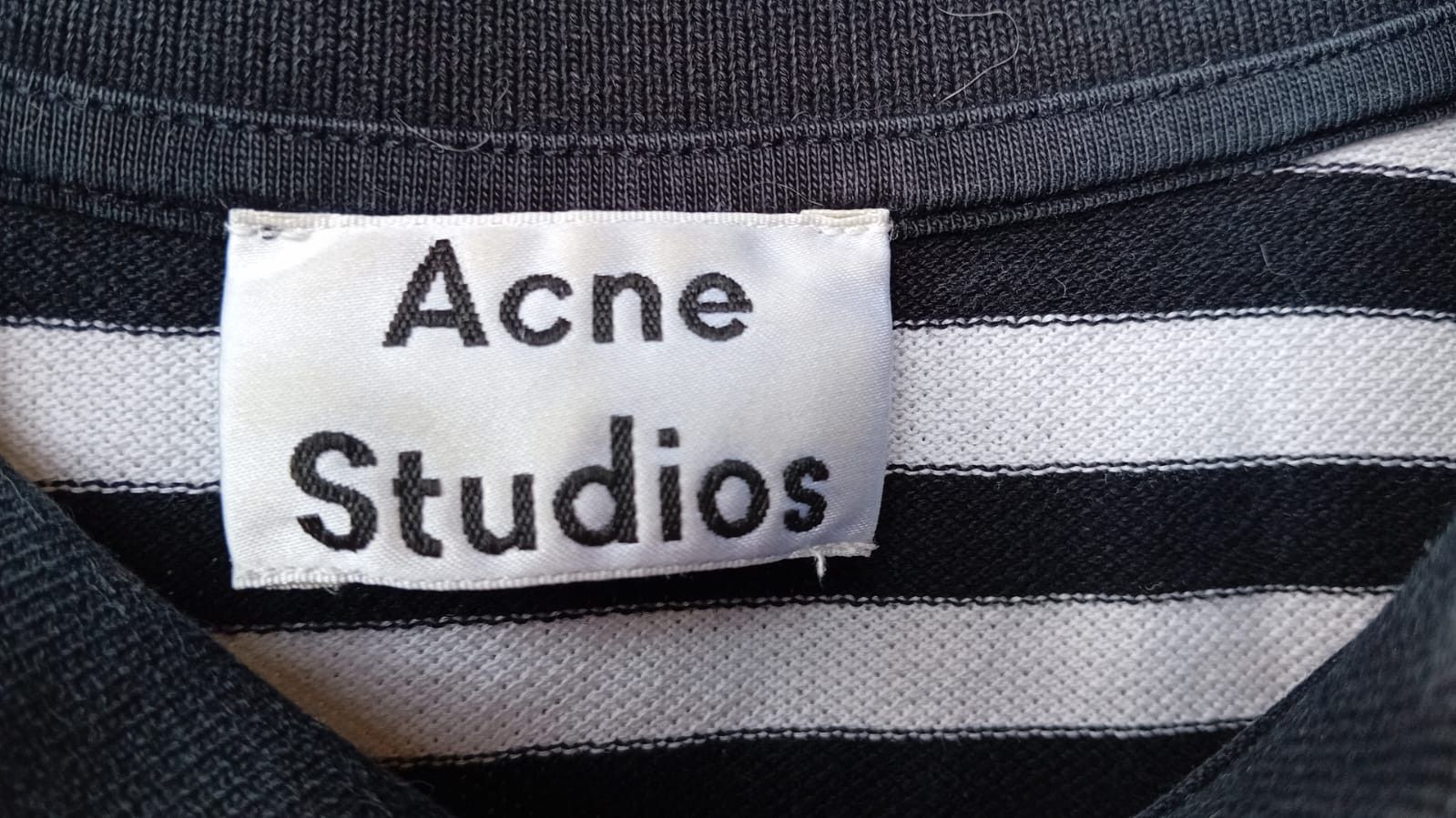 Acne Studios Acne Studios Kolby Stripes PAW16 Face Polo t-shirt sz M Size US M / EU 48-50 / 2 - 3 Thumbnail