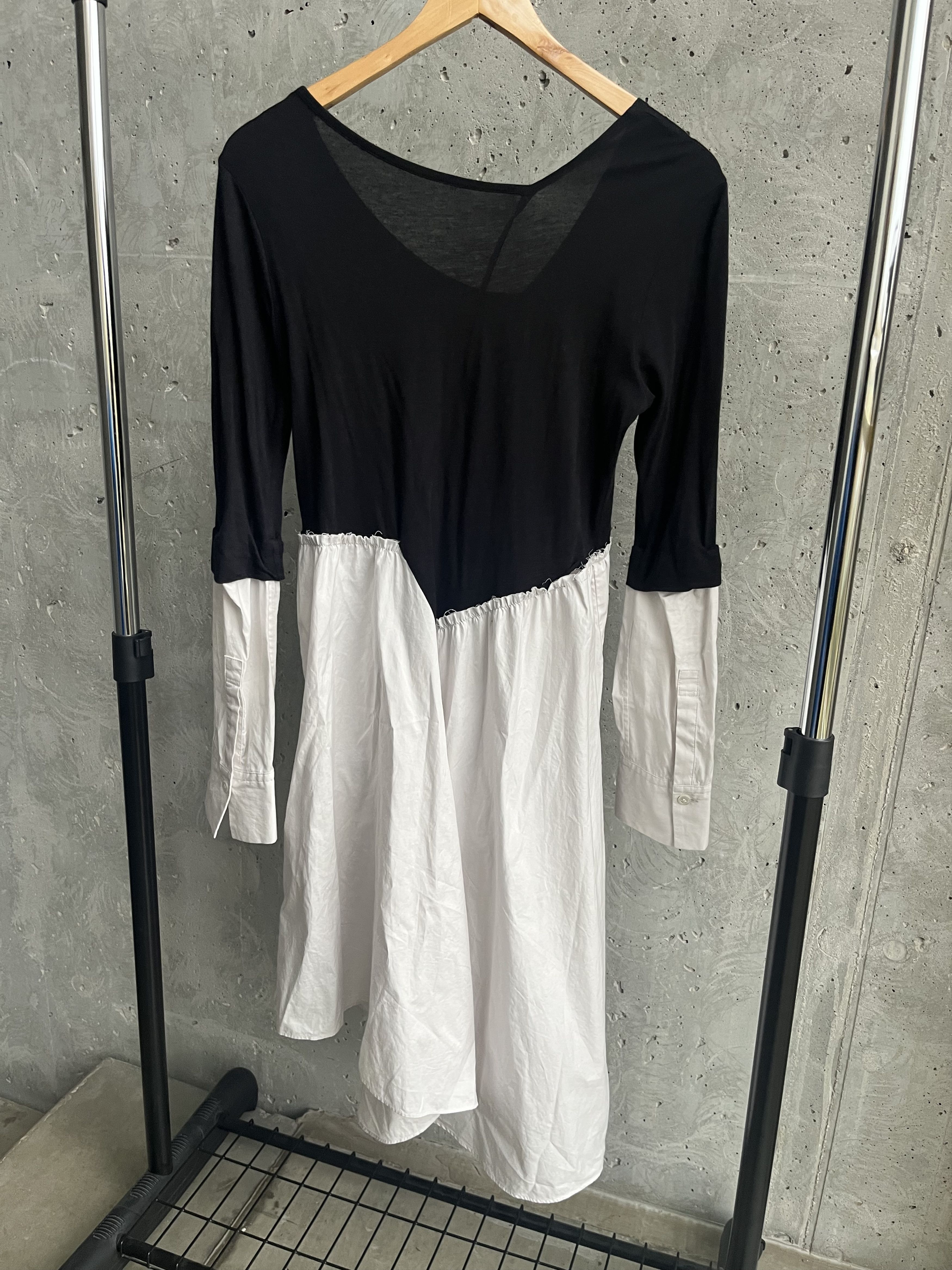 Yohji Yamamoto Y's by Yohji Yamamoto two tone dress Size S / US 4 / IT 40 - 2 Thumbnail