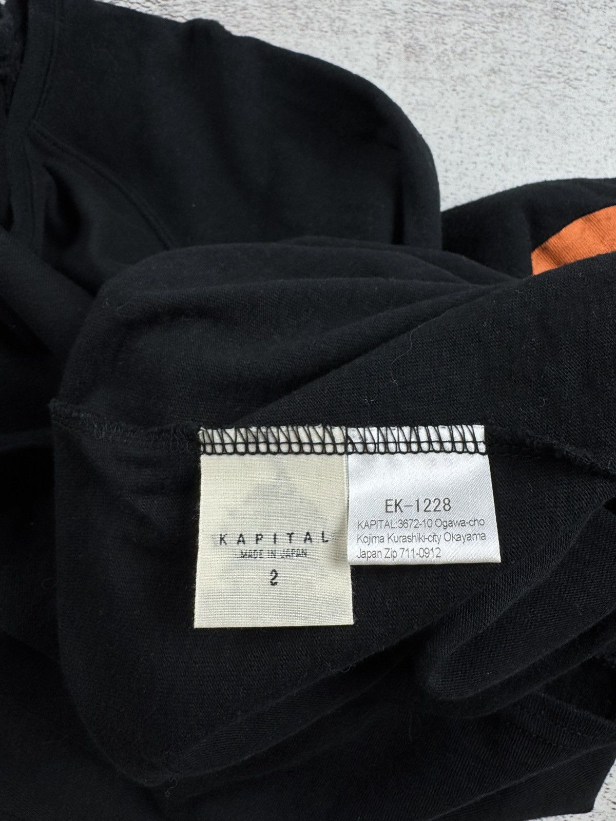 Kapital KAPITAL Smiley Patch x Gauze Tenjiku Chef Long-Sleeve Japan T Shirt Jersey Size US L / EU 52-54 / 3 - 13 Thumbnail