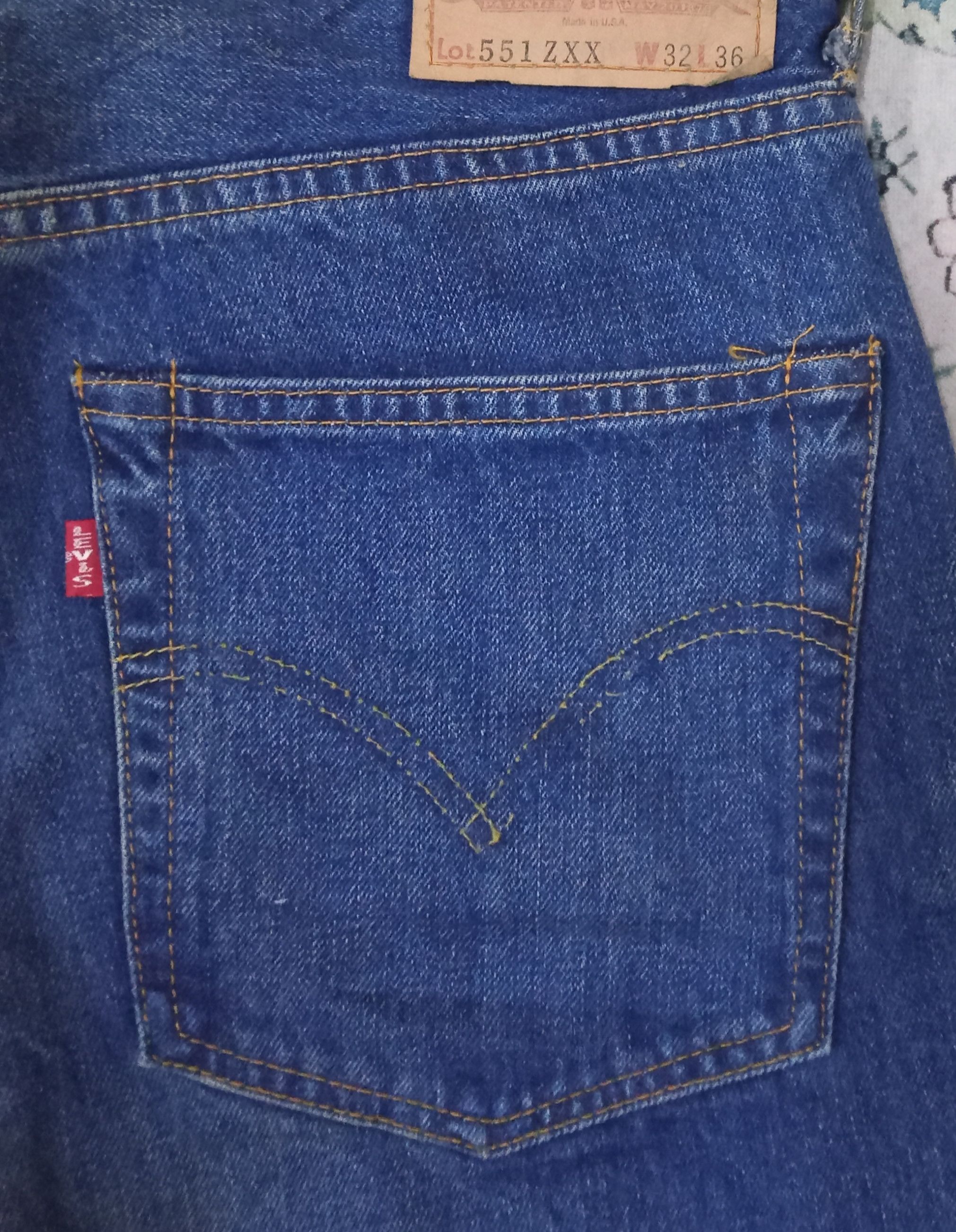 Levi's Vintage Clothing Levi's 551 ZXX Lvc Big E Selvedge Jeans Size US 32 / EU 48 - 7 Thumbnail